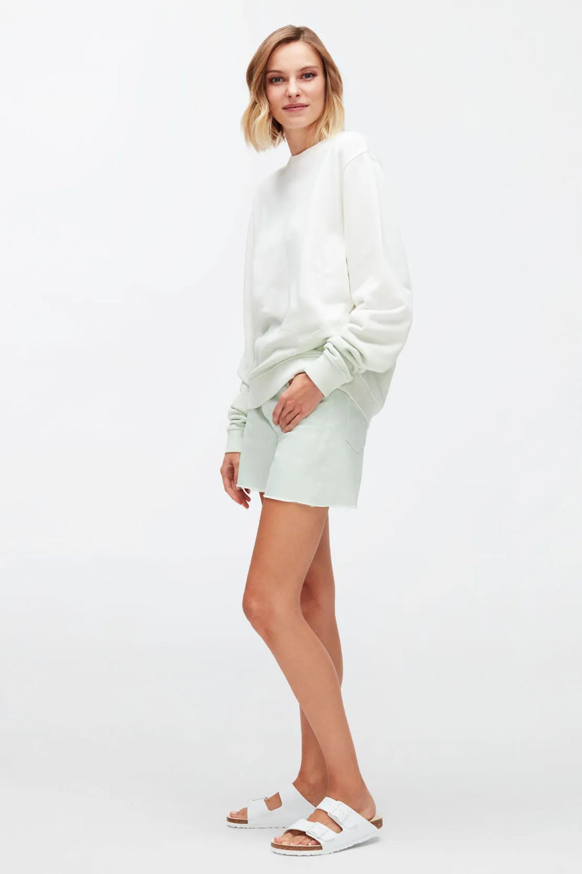 7 For All Mankind Billie Yüksek Bel Jean Streç Şort