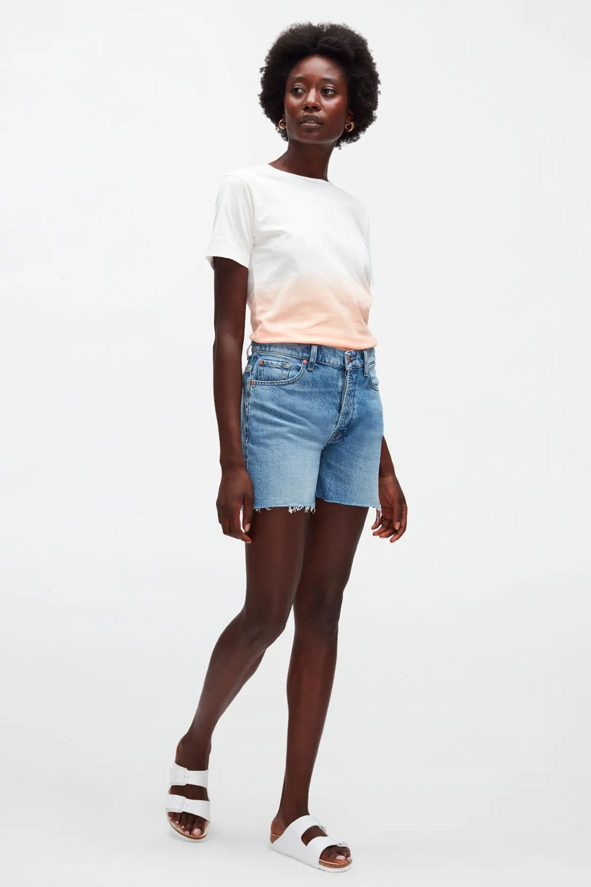 7 For All Mankind Billie Yüksek Bel Jean Streç Şort