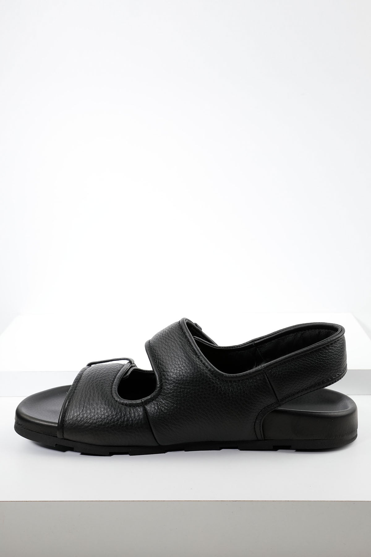 Vic Matie Cırt Cırt Bantlı Deri Sandalet