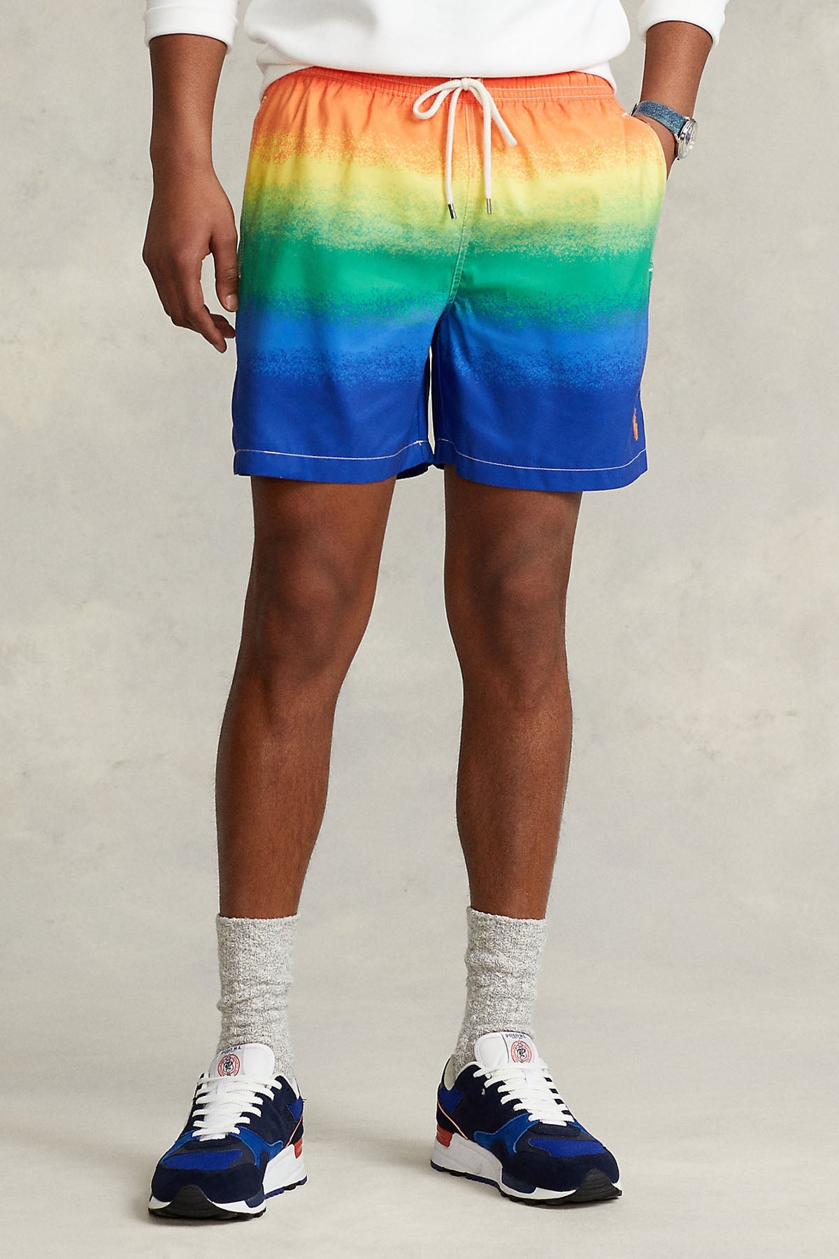 Polo Ralph Lauren Beli Lastikli Renkli Şort Mayo