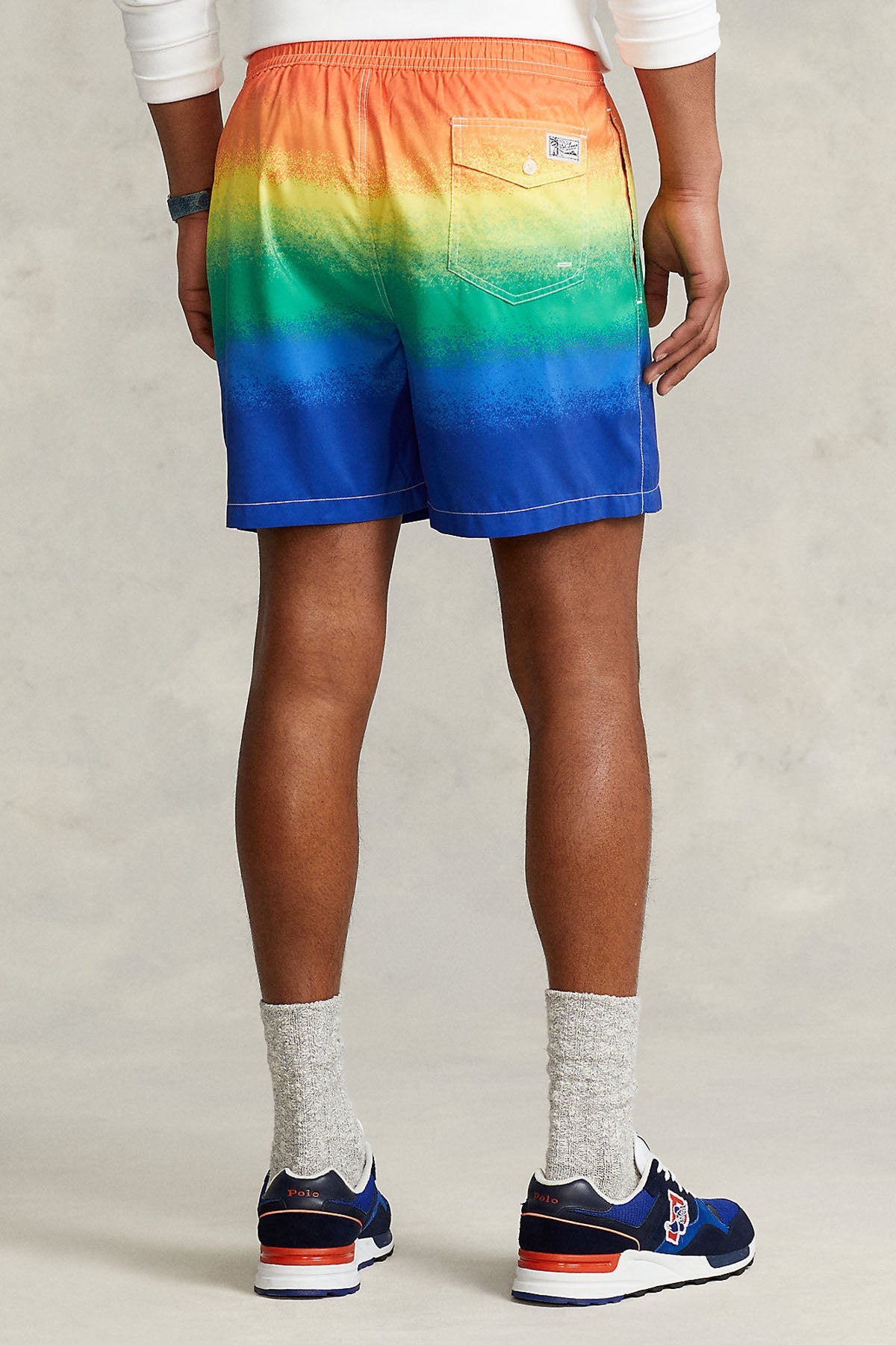 Polo Ralph Lauren Beli Lastikli Renkli Şort Mayo