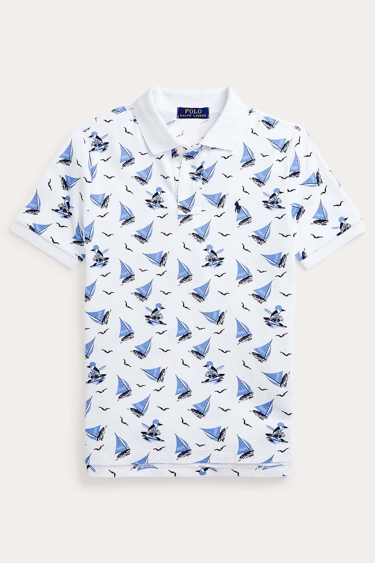 Polo Ralph Lauren Kids S-L Beden Erkek Çocuk Polo Yaka Polo Bear T-shirt