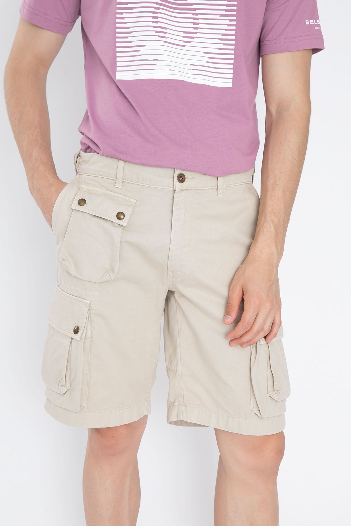 Belstaff Kargo Cepli Şort