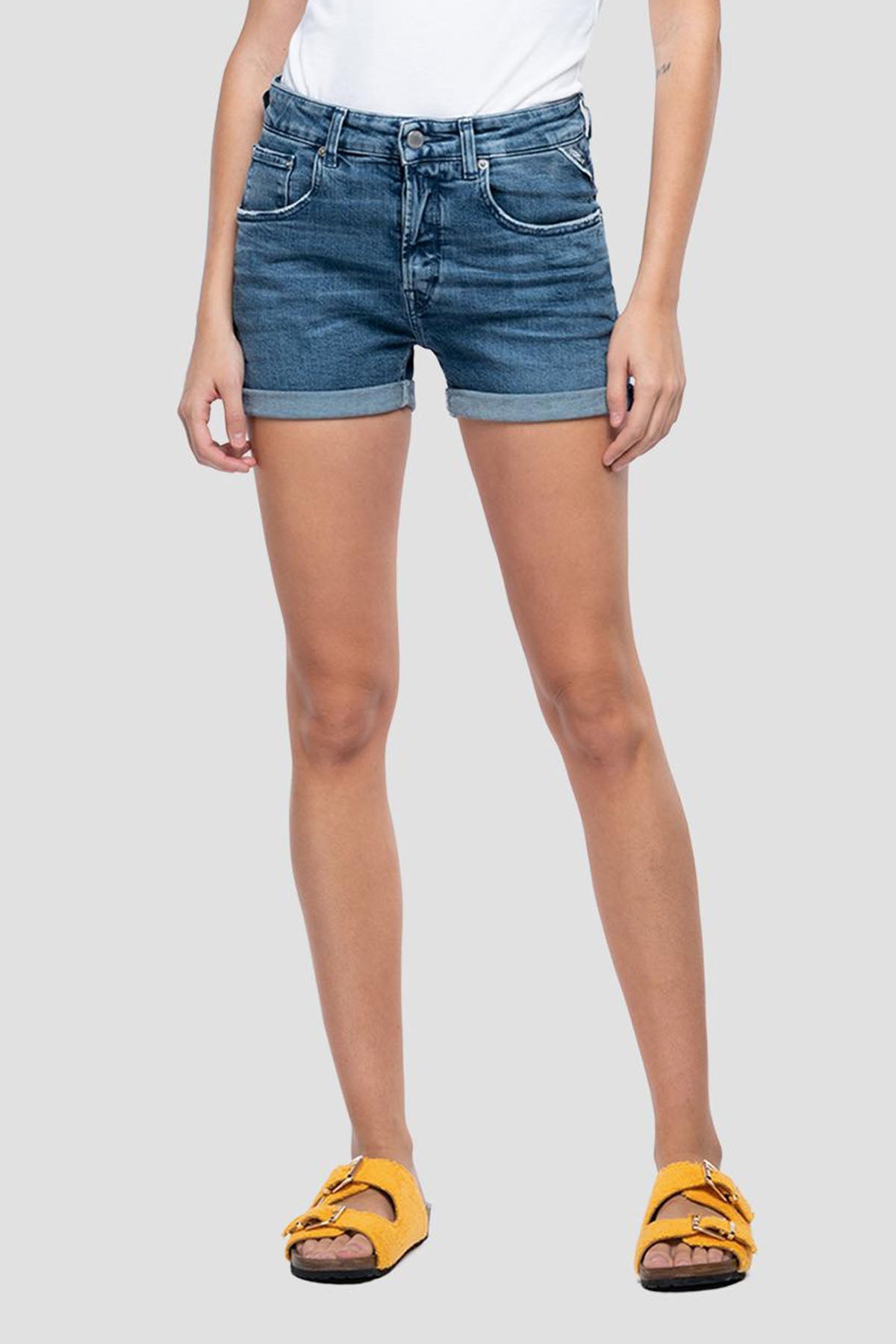 Replay Anyta Baggy Fit Jean Şort