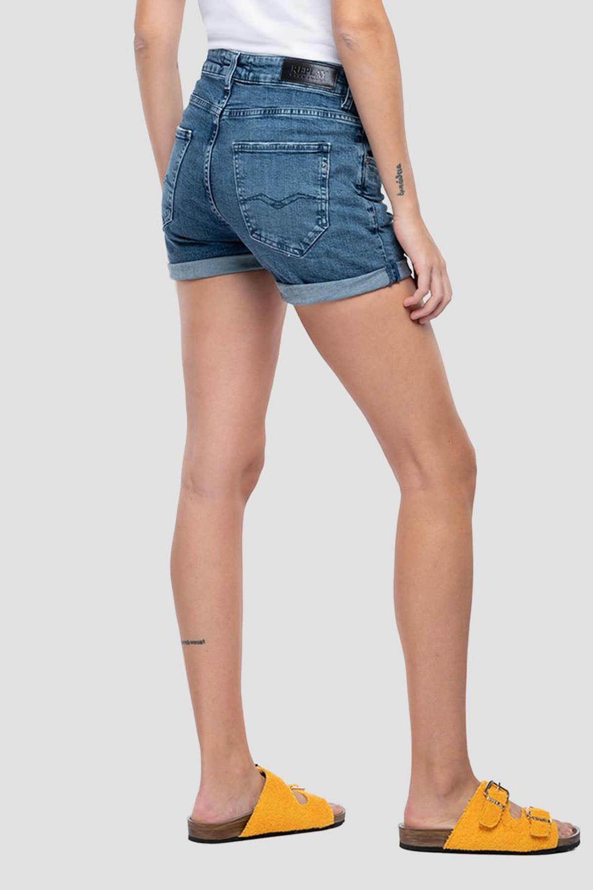 Replay Anyta Baggy Fit Jean Şort