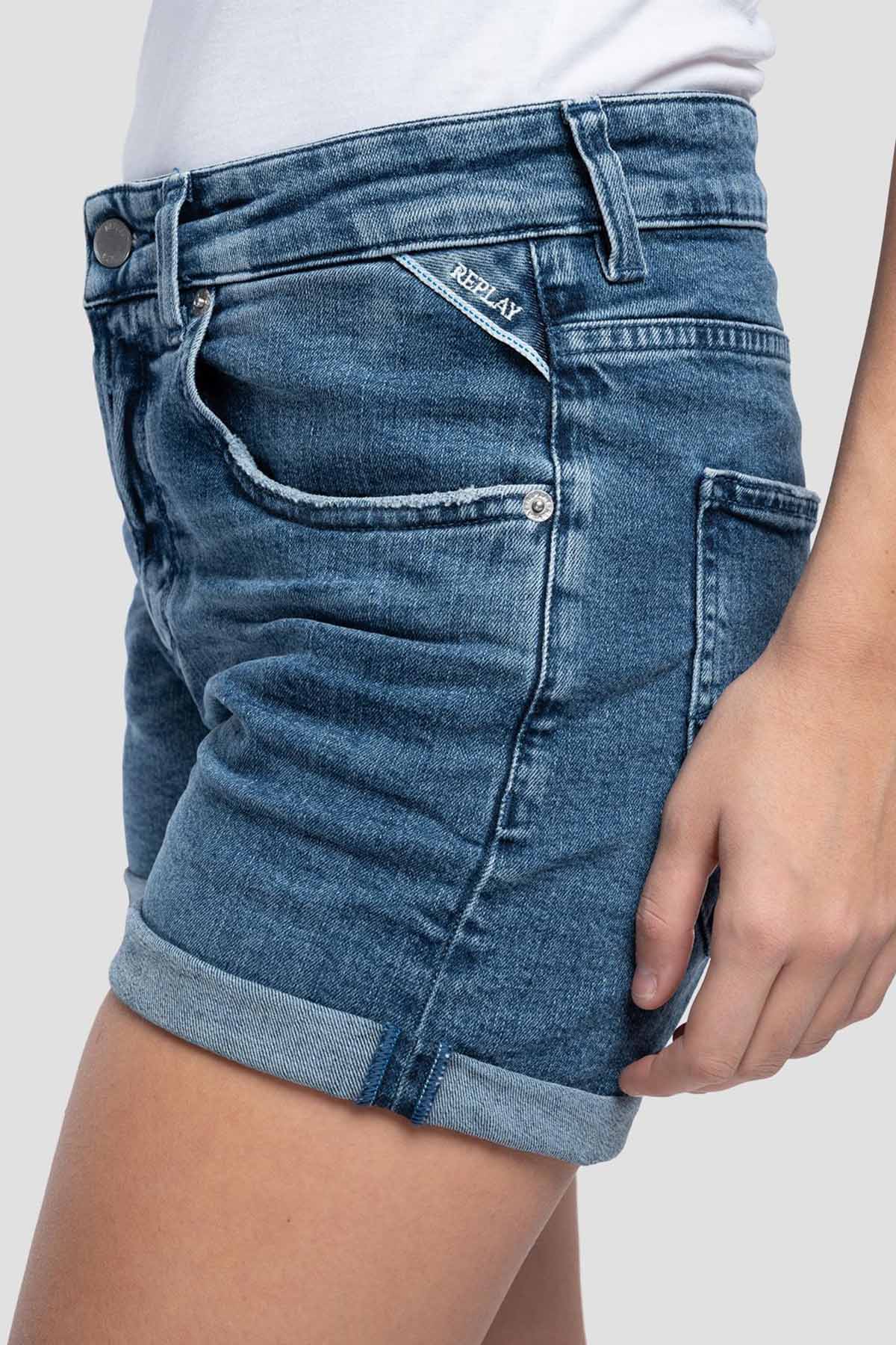 Replay Anyta Baggy Fit Jean Şort