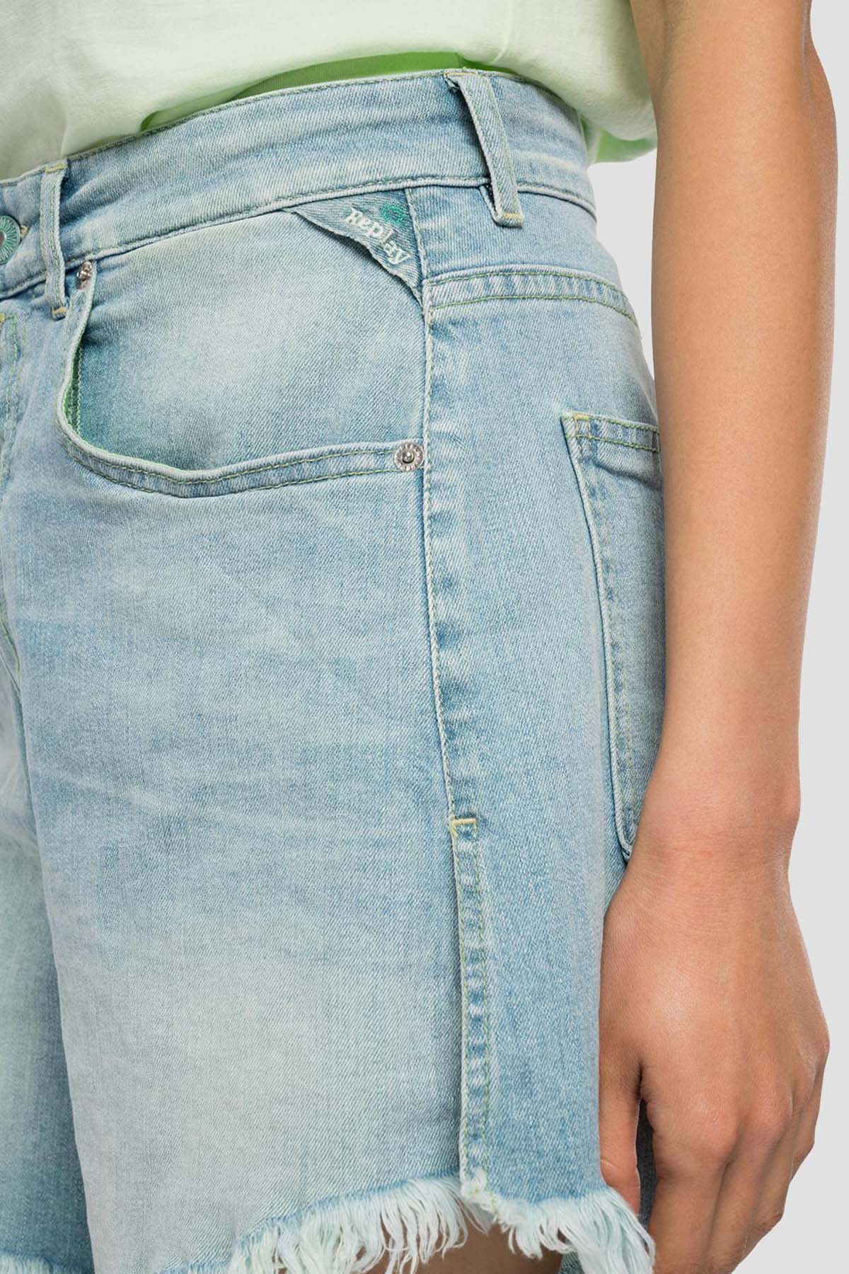 Replay Tary Yüksek Bel Jean Şort