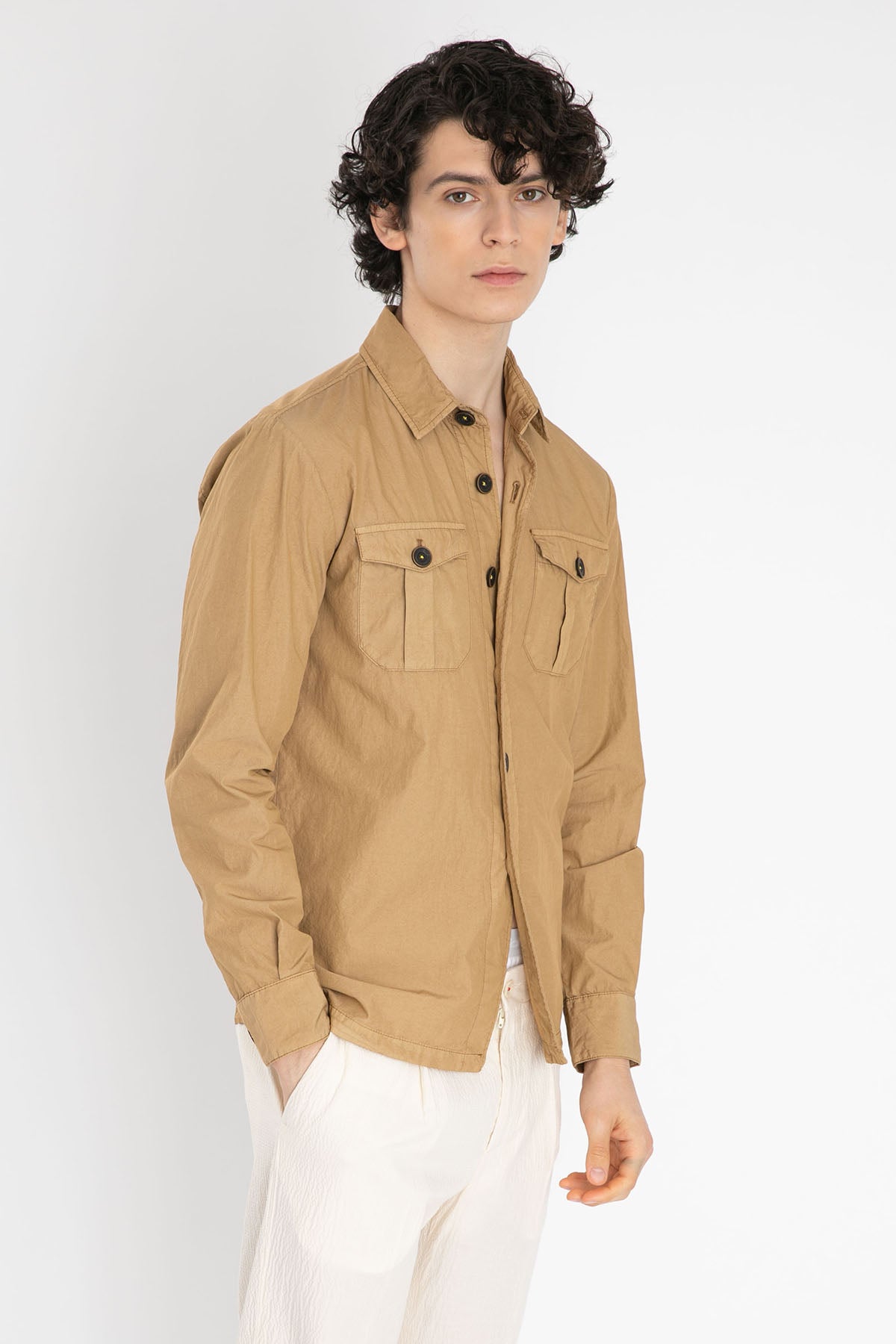 Manuel Ritz Kapak Cepli Gömlek Ceket