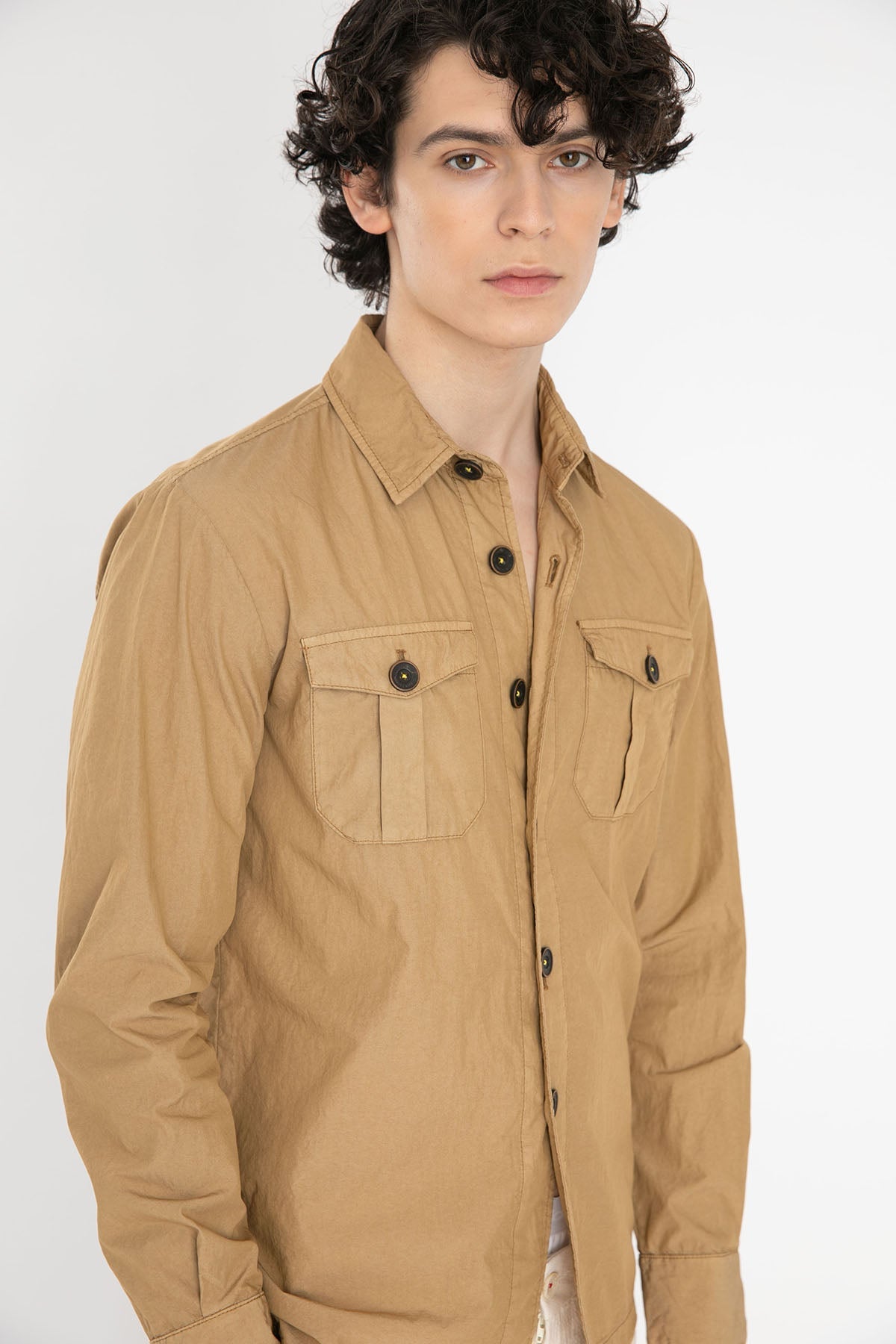 Manuel Ritz Kapak Cepli Gömlek Ceket