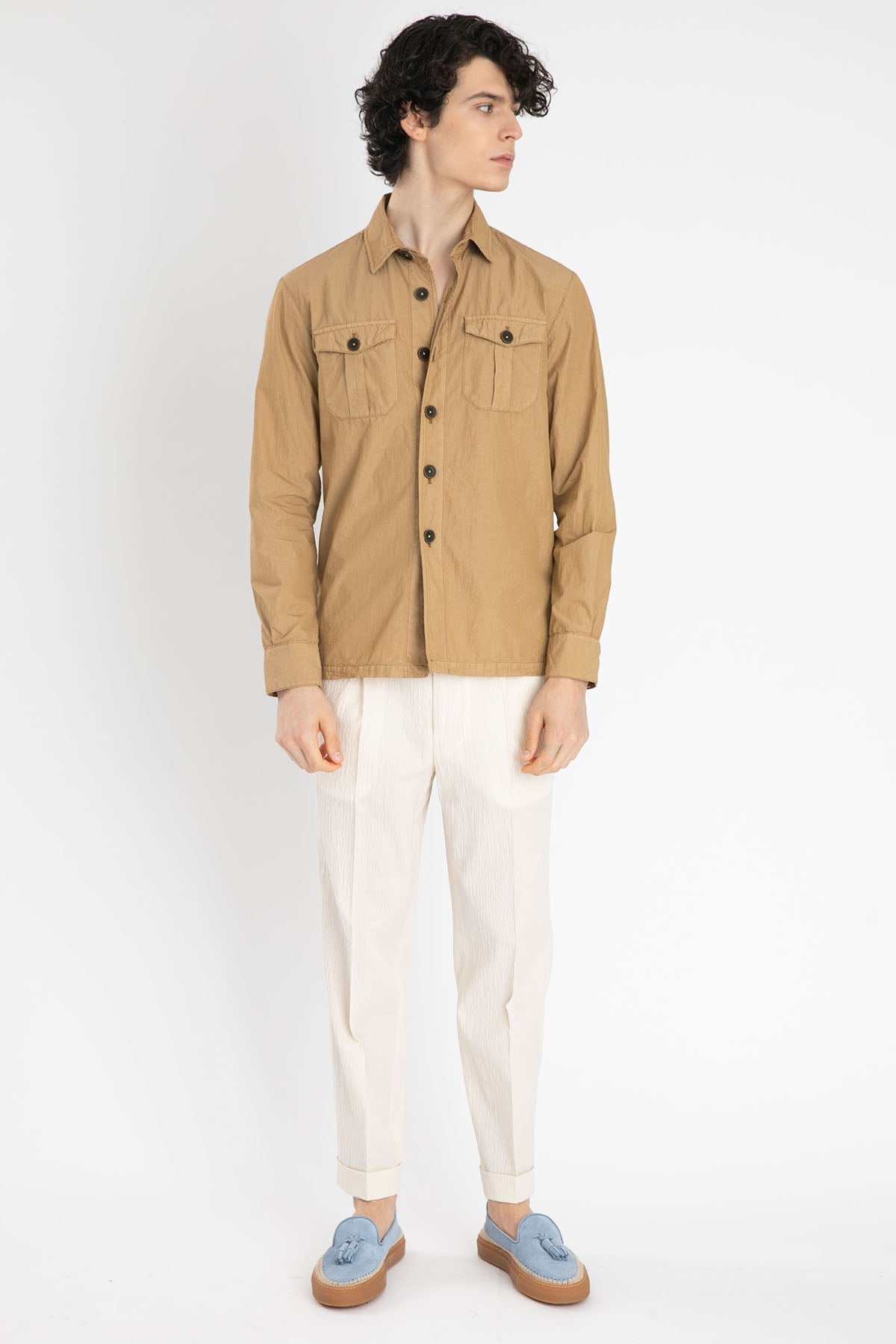 Manuel Ritz Kapak Cepli Gömlek Ceket