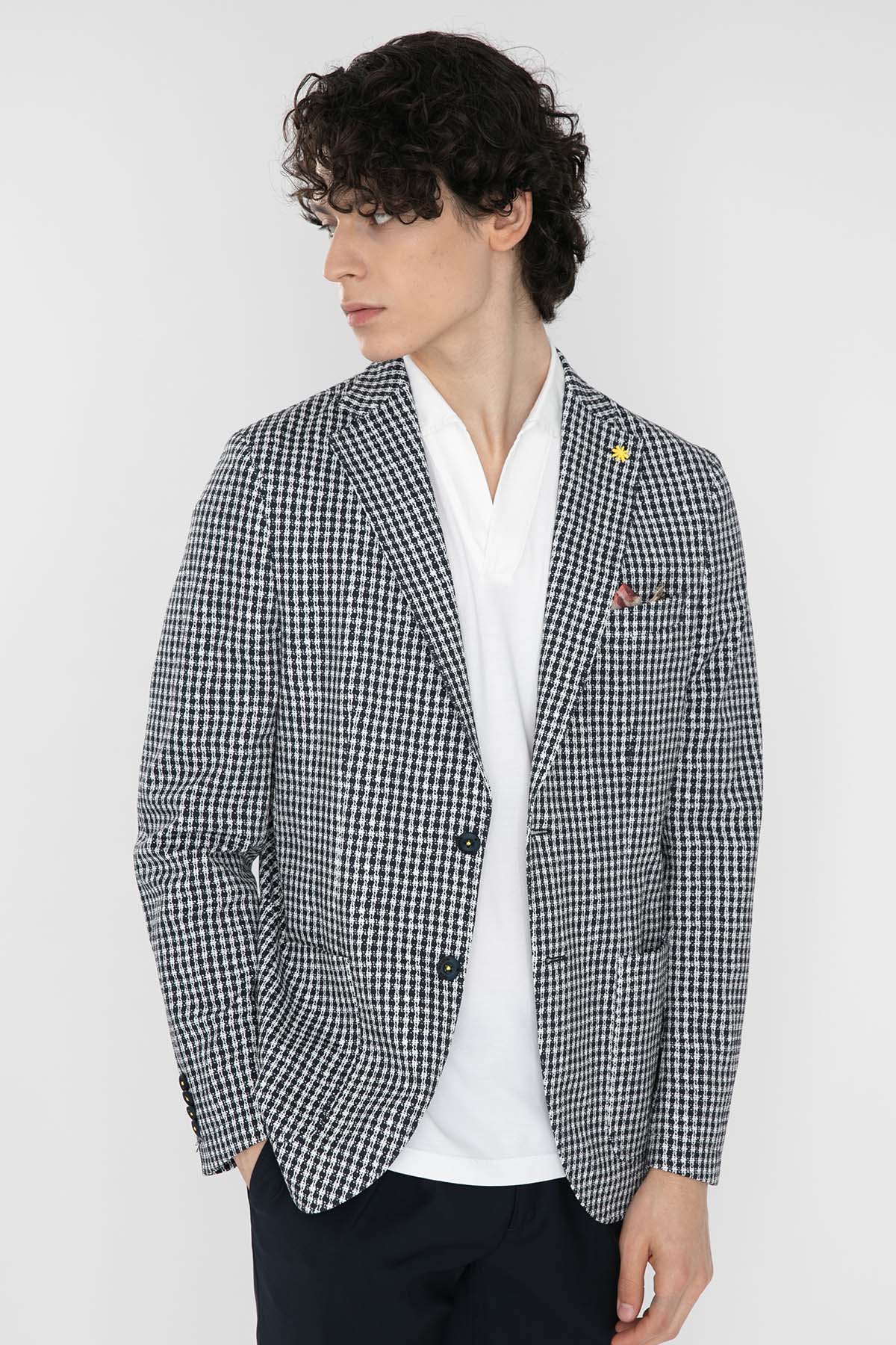 Manuel Ritz Çift Düğmeli Spor Cepli Ceket