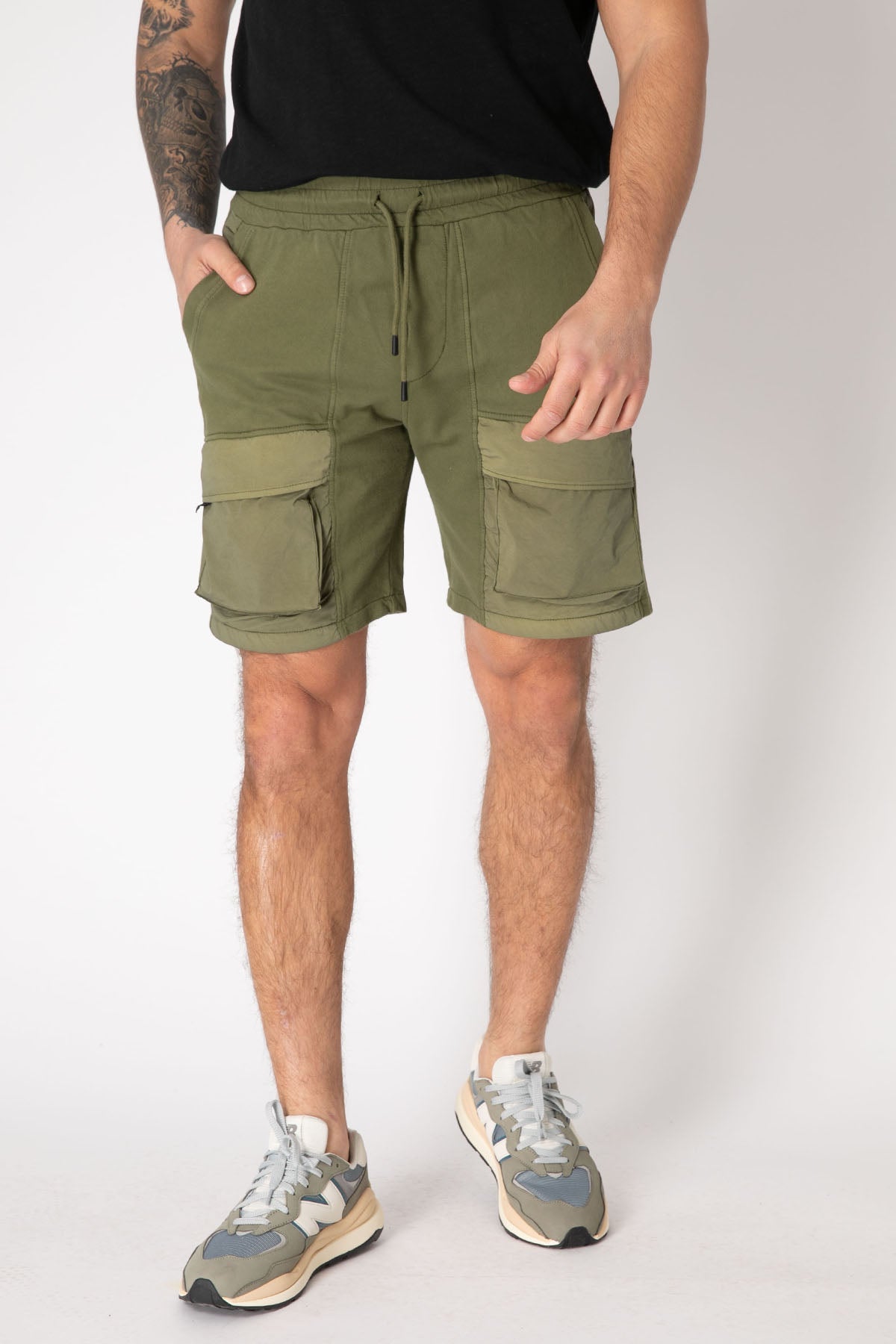 Dondup Beli Lastikli Kargo Cepli Şort