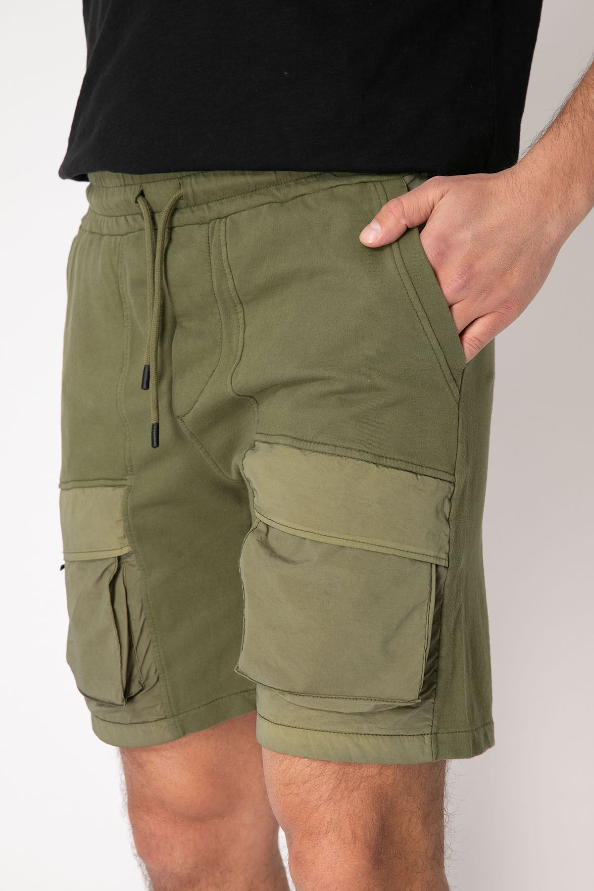 Dondup Beli Lastikli Kargo Cepli Şort