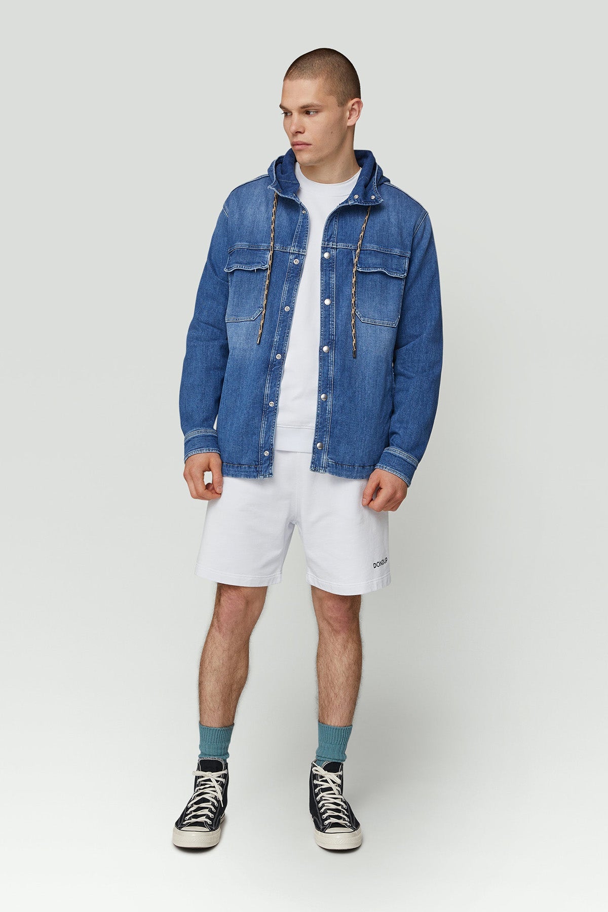 Dondup Beli Lastikli Penye Şort