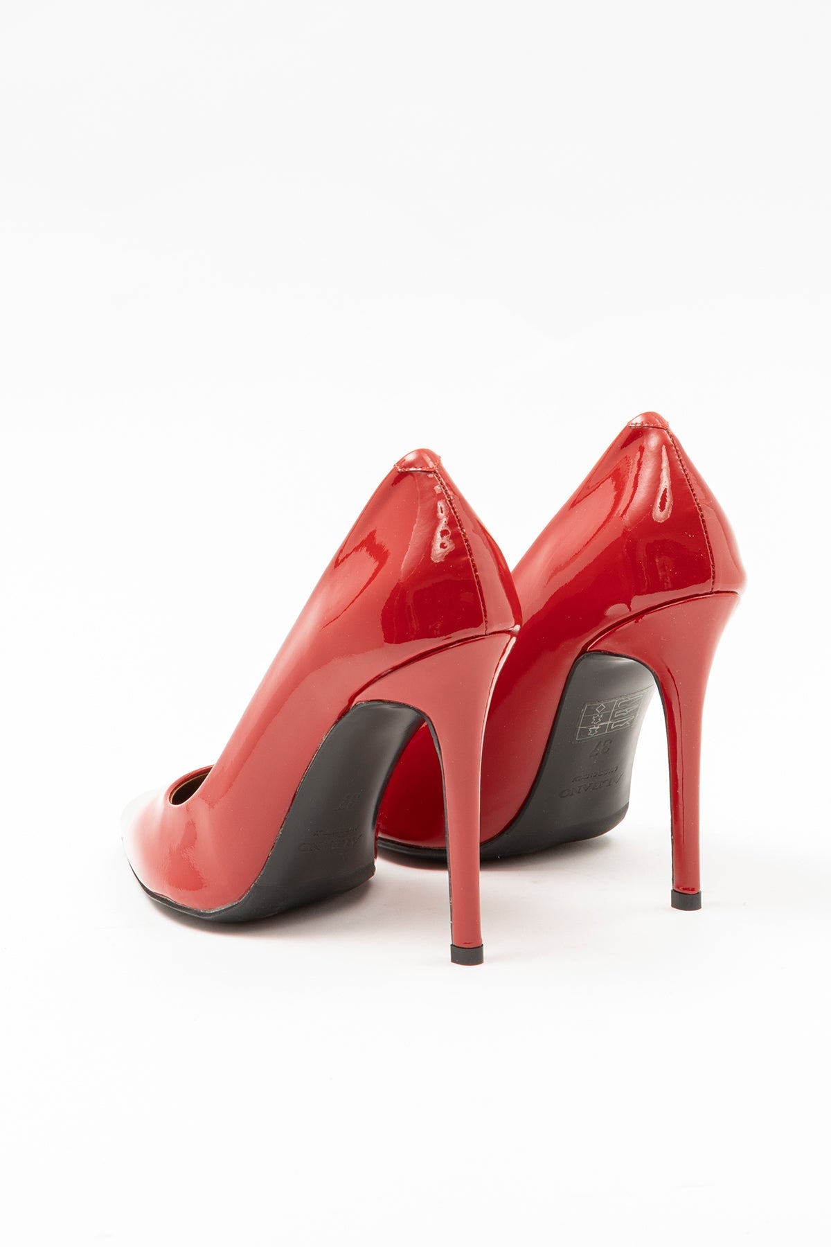 Albano Rugan Deri Stiletto Ayakkabı