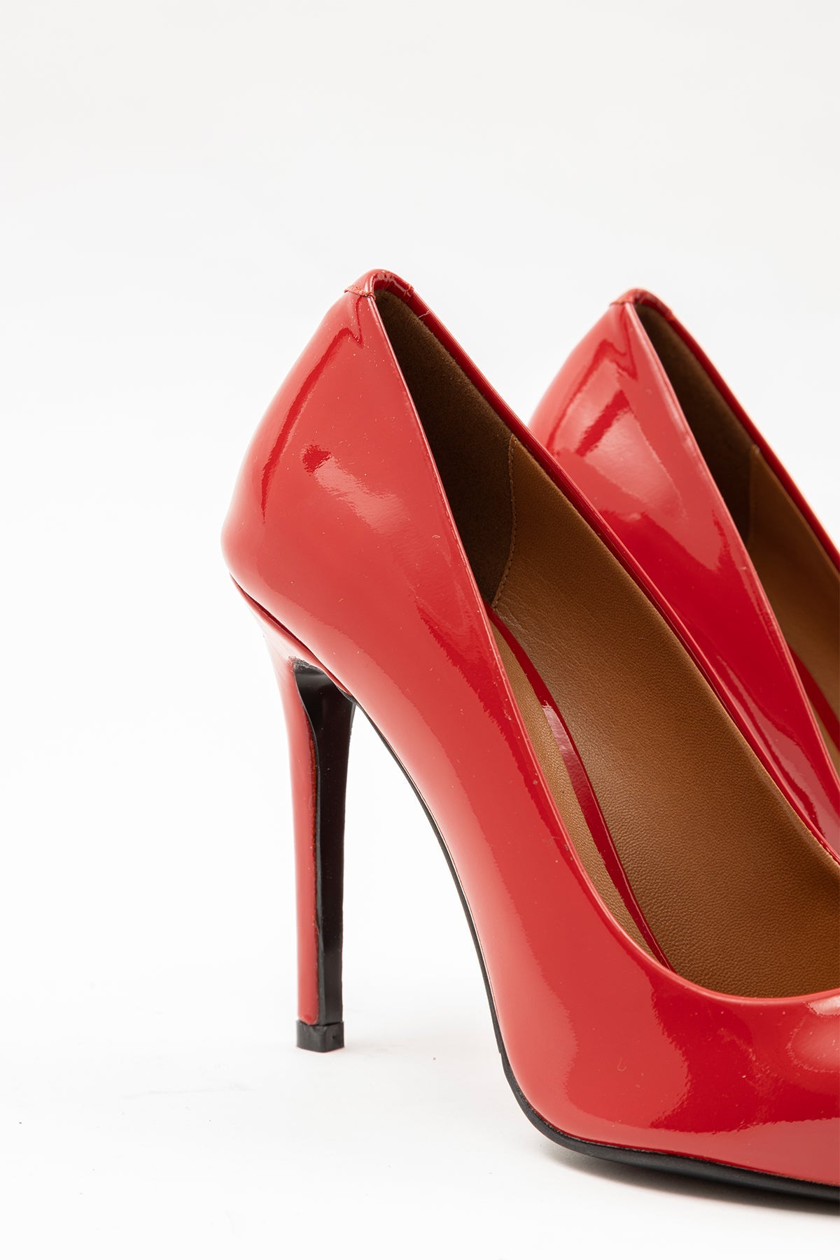 Albano Rugan Deri Stiletto Ayakkabı