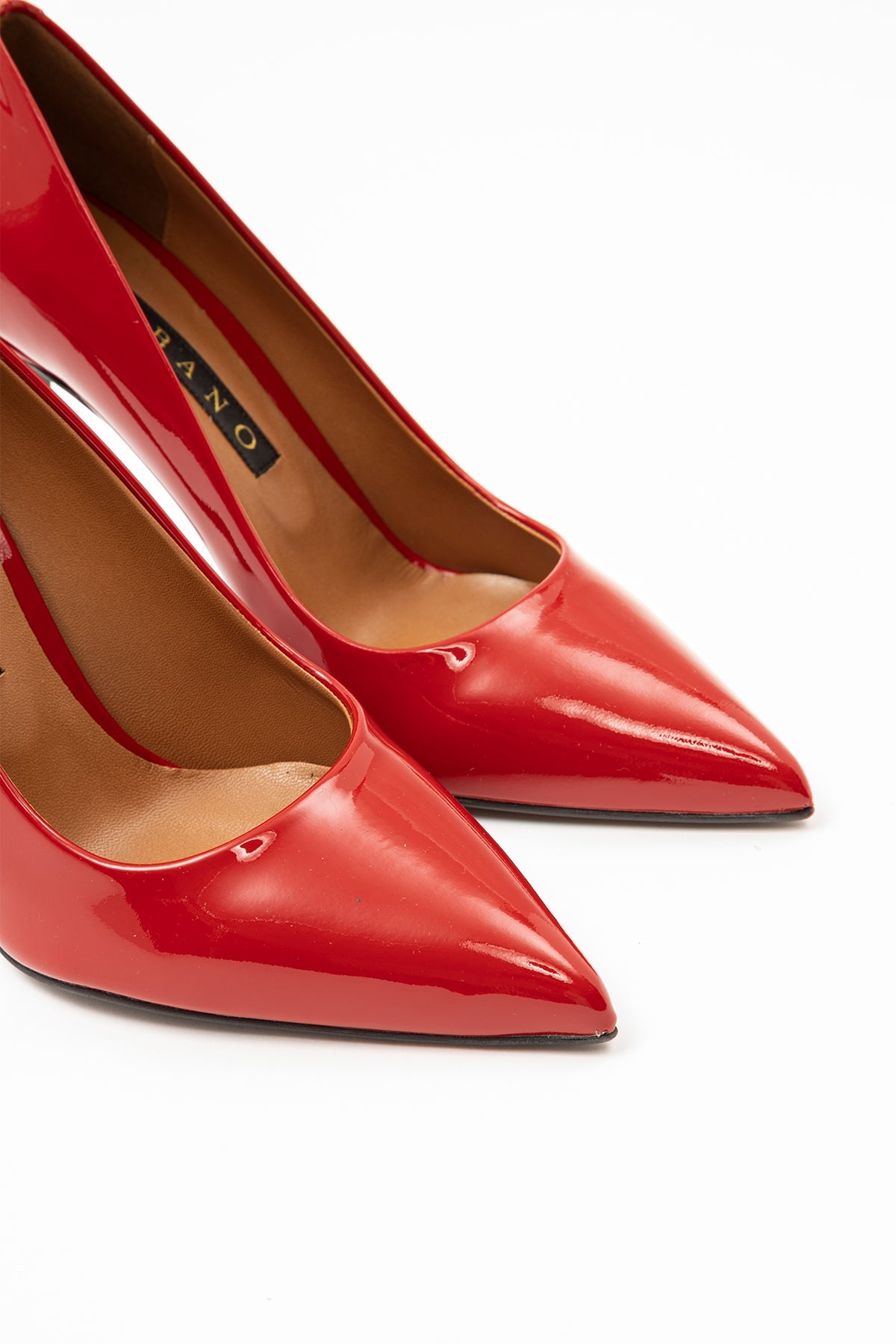 Albano Rugan Deri Stiletto Ayakkabı