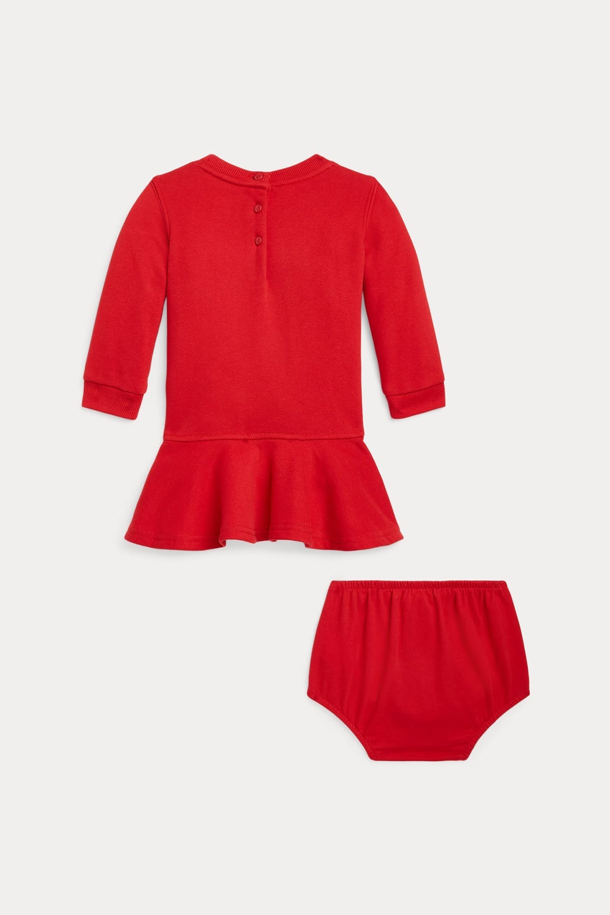 Polo Ralph Lauren Kids 12-24 Aylık Kız Bebek Polo Bear Sweatshirt Elbise
