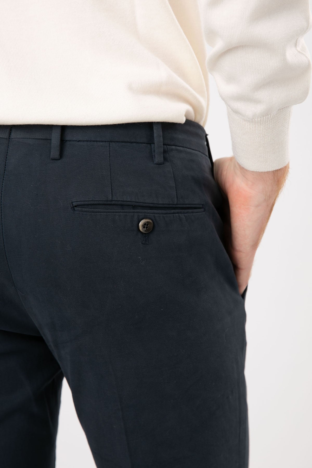 Pantaloni Torino Skinny Fit Yandan Cepli Streç Pantolon