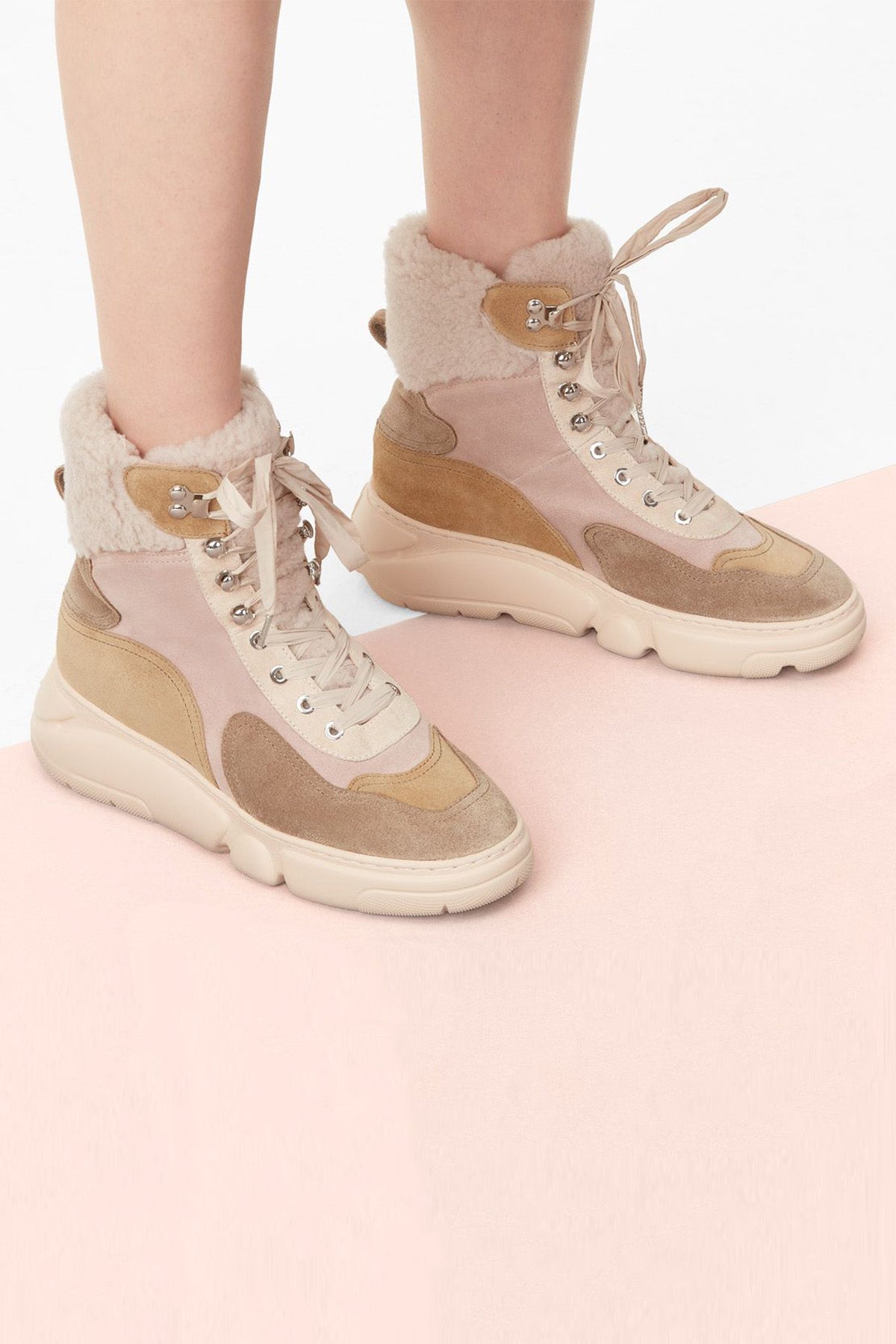 Agl Patricia Kürklü Süet Bot