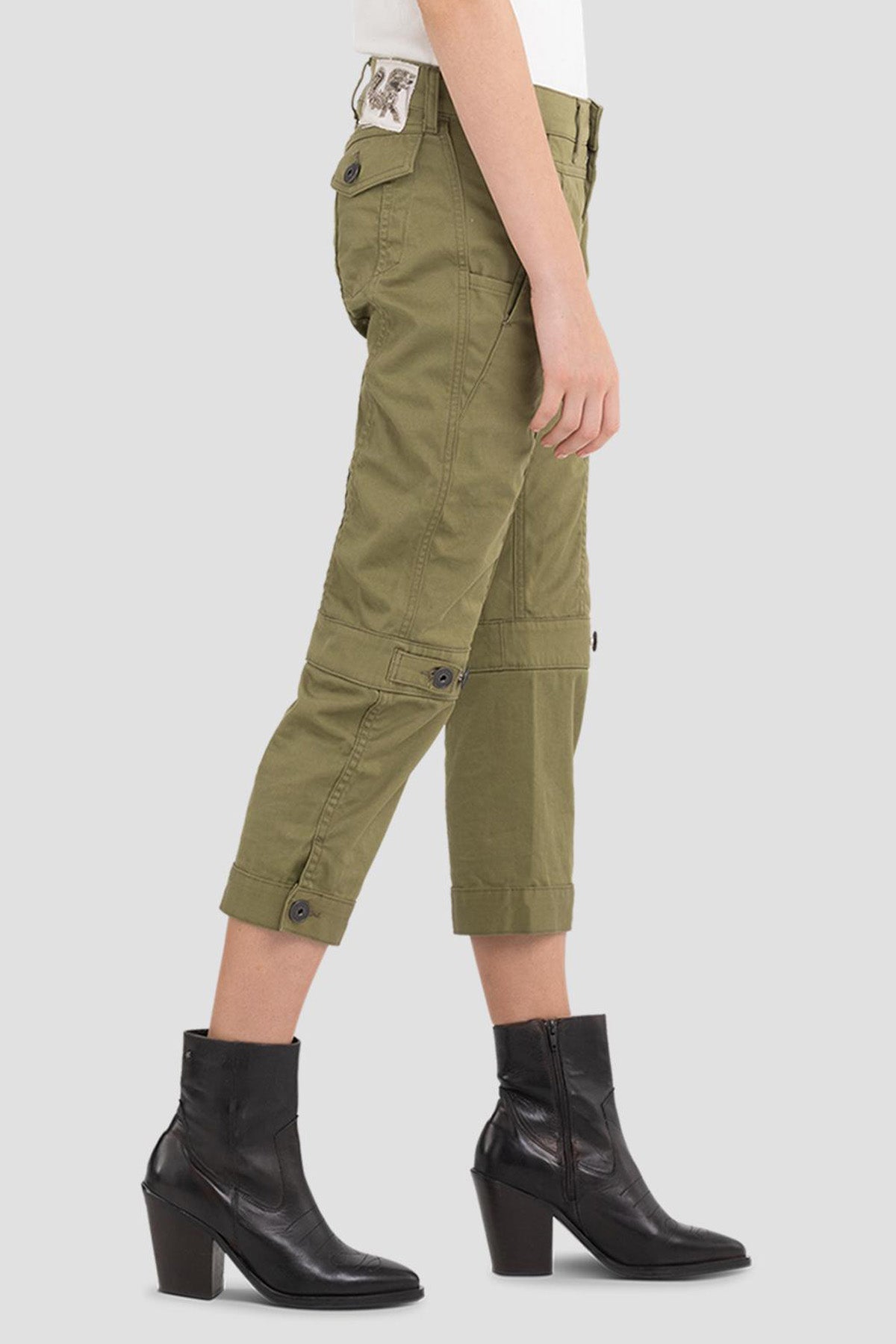 Replay Regular Fit Crop Pantolon