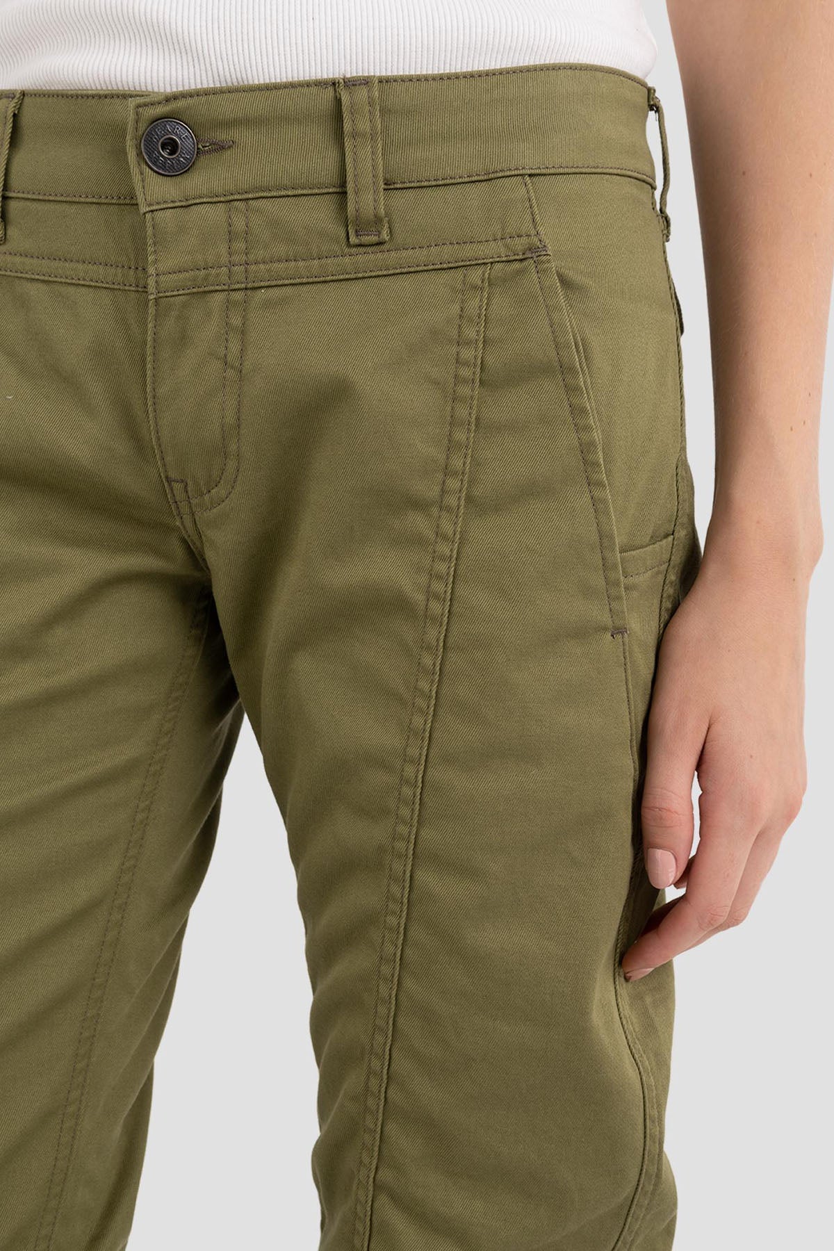 Replay Regular Fit Crop Pantolon