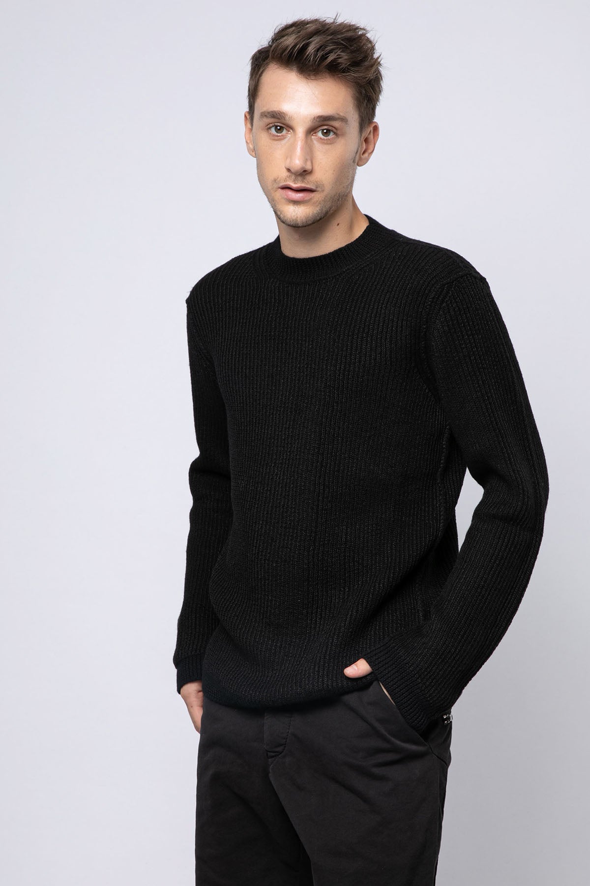 Transit Keten Karışımlı Örgü Yün Triko