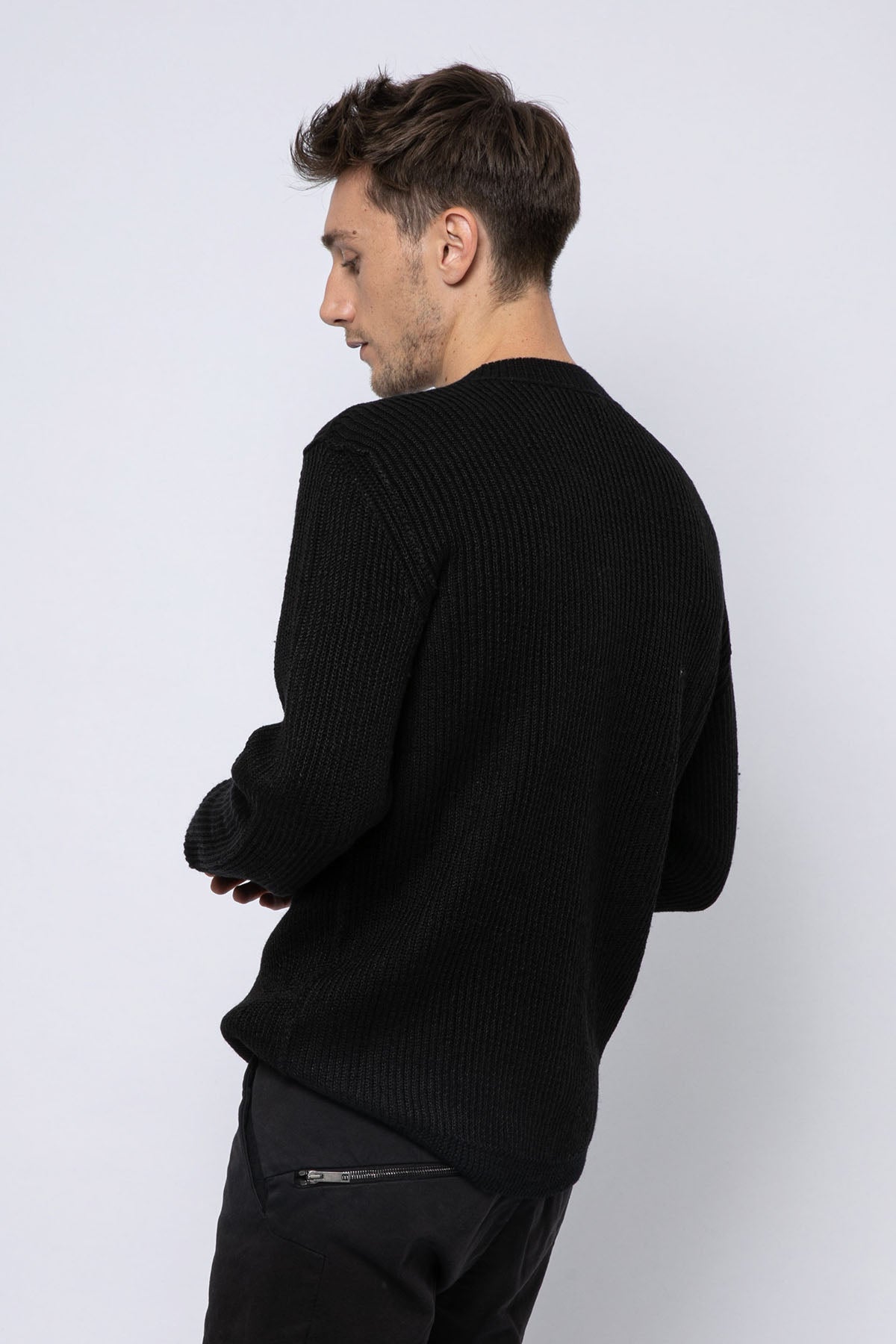 Transit Keten Karışımlı Örgü Yün Triko