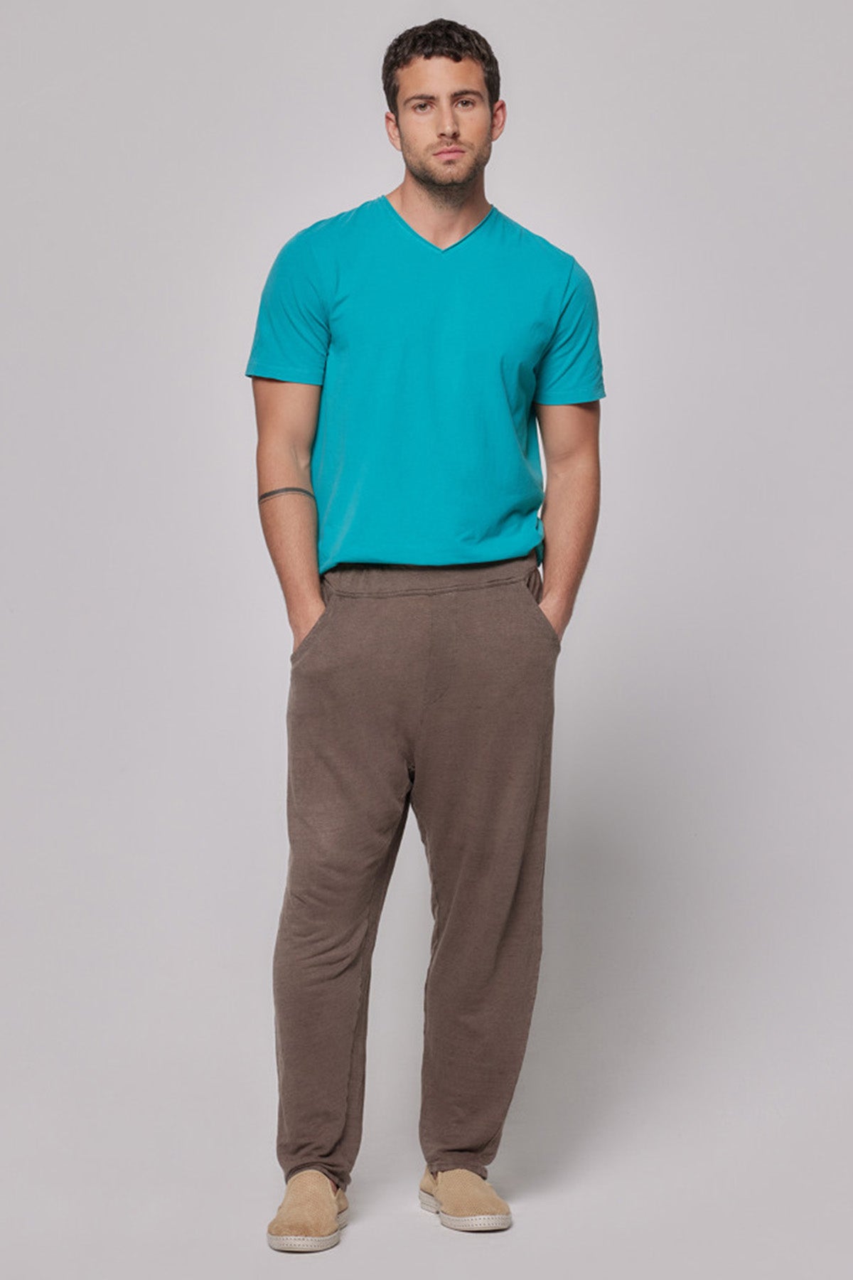 Majestic Streç Keten Pantolon-Libas Trendy Fashion Store