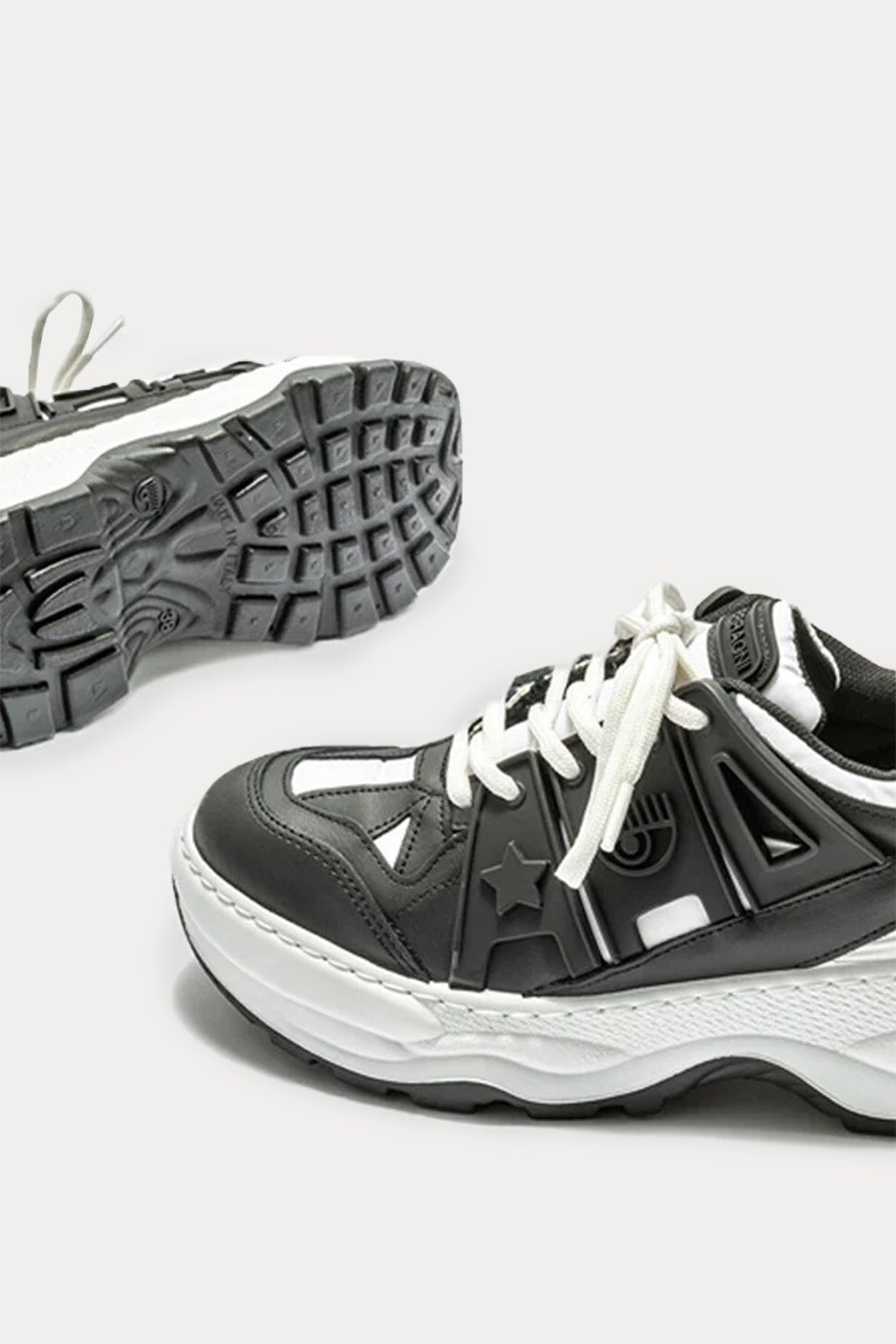Chiara Ferragni Göz Logolu Deri Sneaker Ayakkabı
