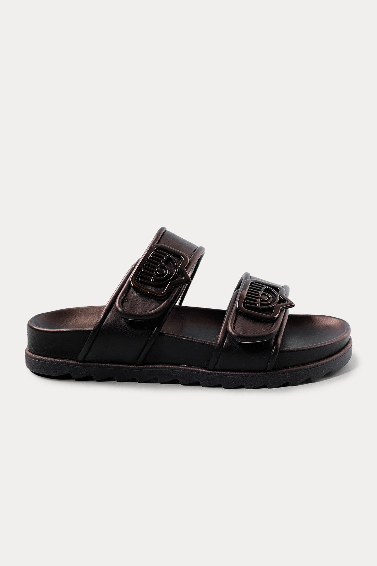 Chiara Ferragni Cırt Cırt Bantlı Logolu Terlik