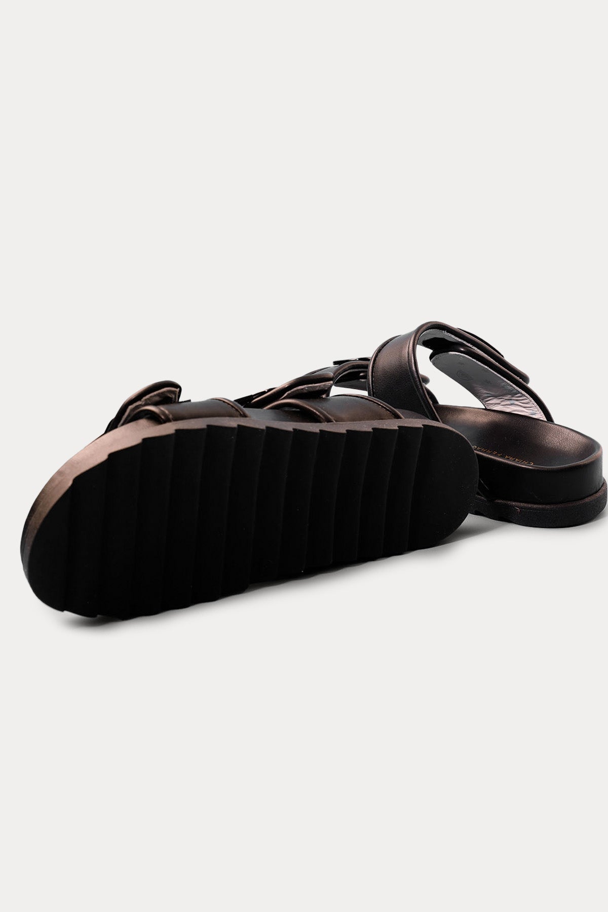 Chiara Ferragni Cırt Cırt Bantlı Logolu Terlik