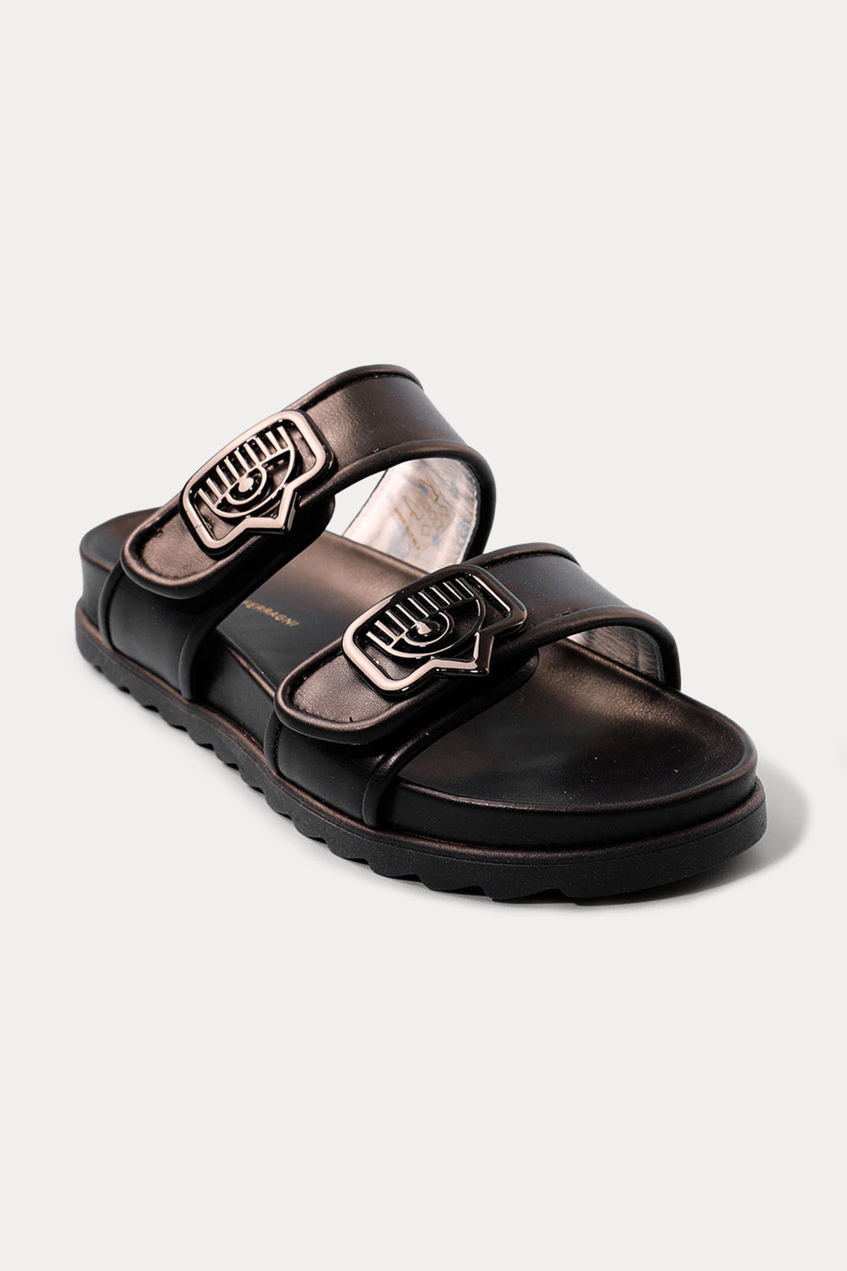 Chiara Ferragni Cırt Cırt Bantlı Logolu Terlik