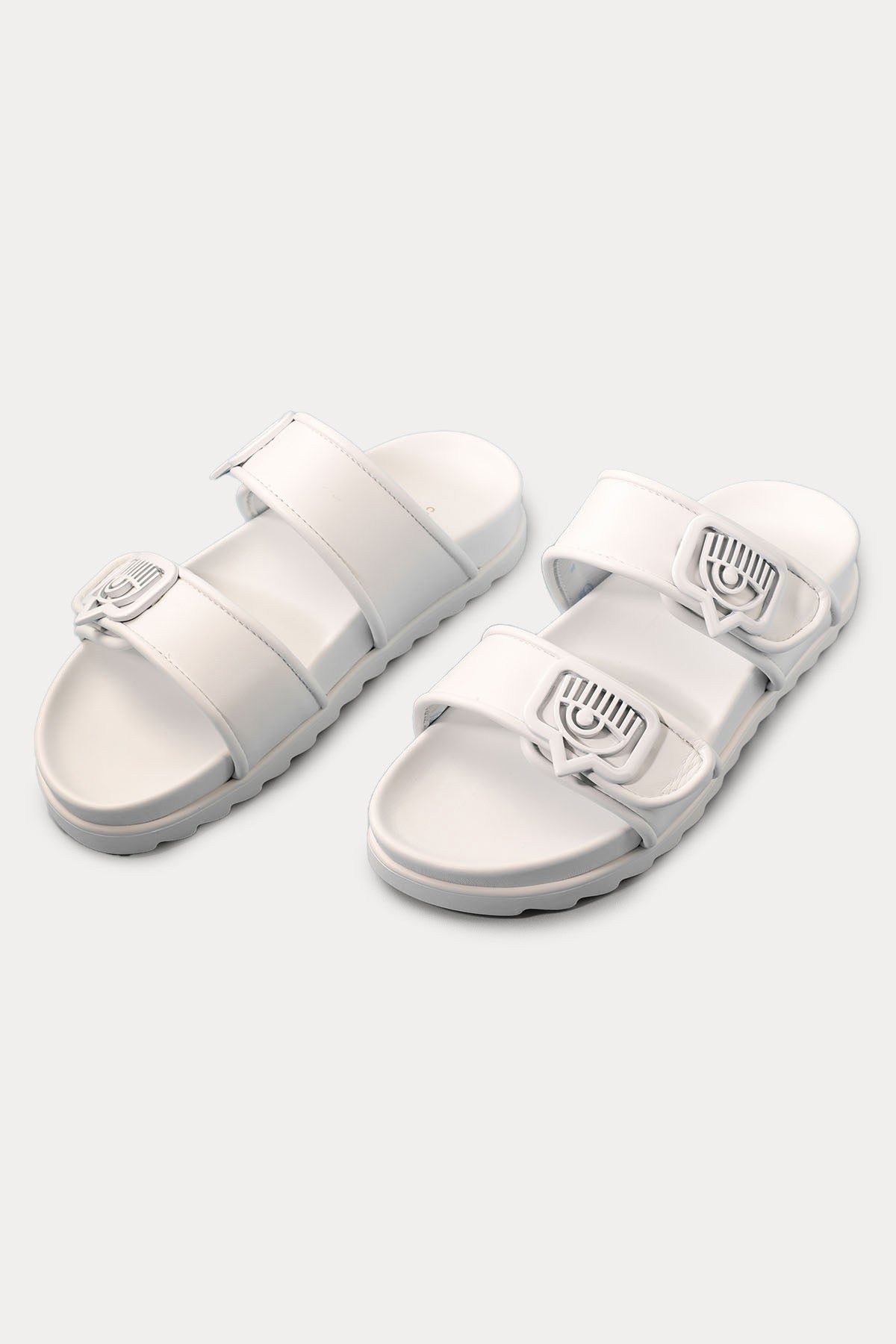 Chiara Ferragni Cırt Cırt Bantlı Logolu Terlik