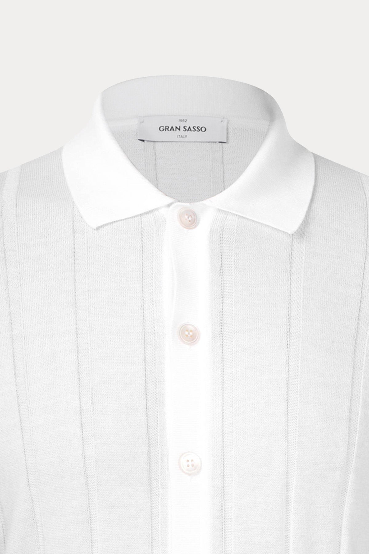 Gran Sasso Düğmeli Örgü Triko Gömlek