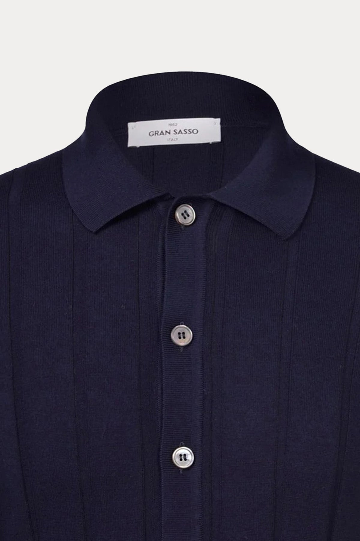 Gran Sasso Düğmeli Örgü Triko Gömlek-Libas Trendy Fashion Store