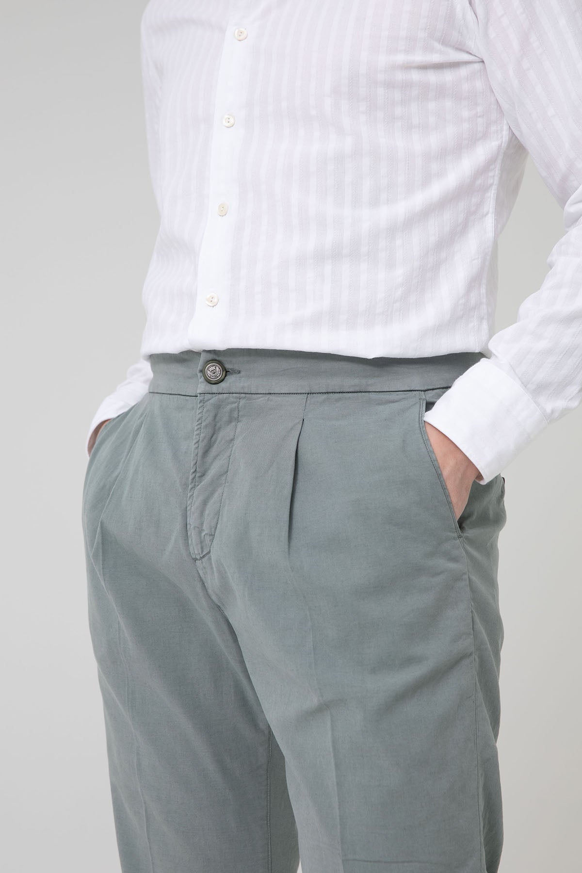 Richard J. Brown Caprera Slim Regular Fit Pileli Pantolon-Libas Trendy Fashion Store