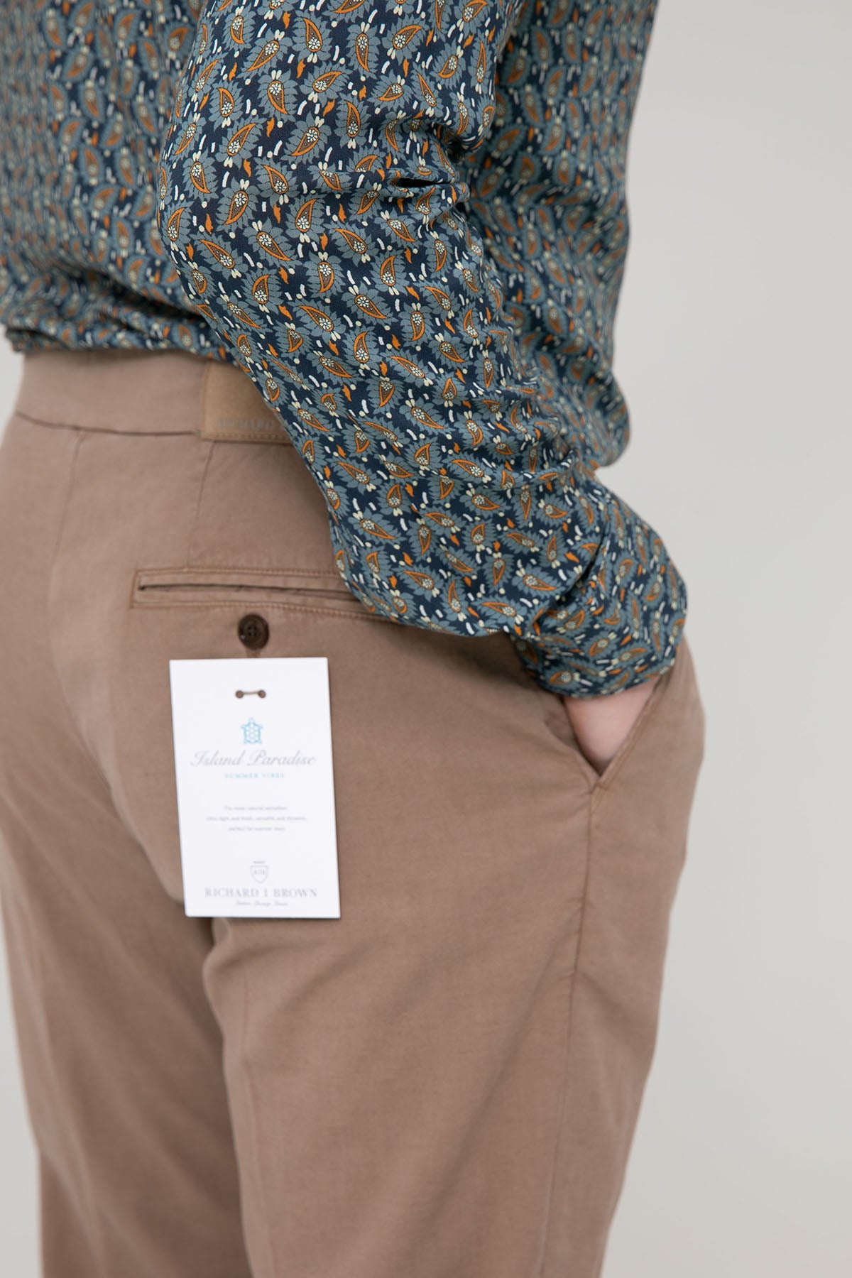 Richard J. Brown Caprera Slim Regular Fit Pileli Pantolon-Libas Trendy Fashion Store