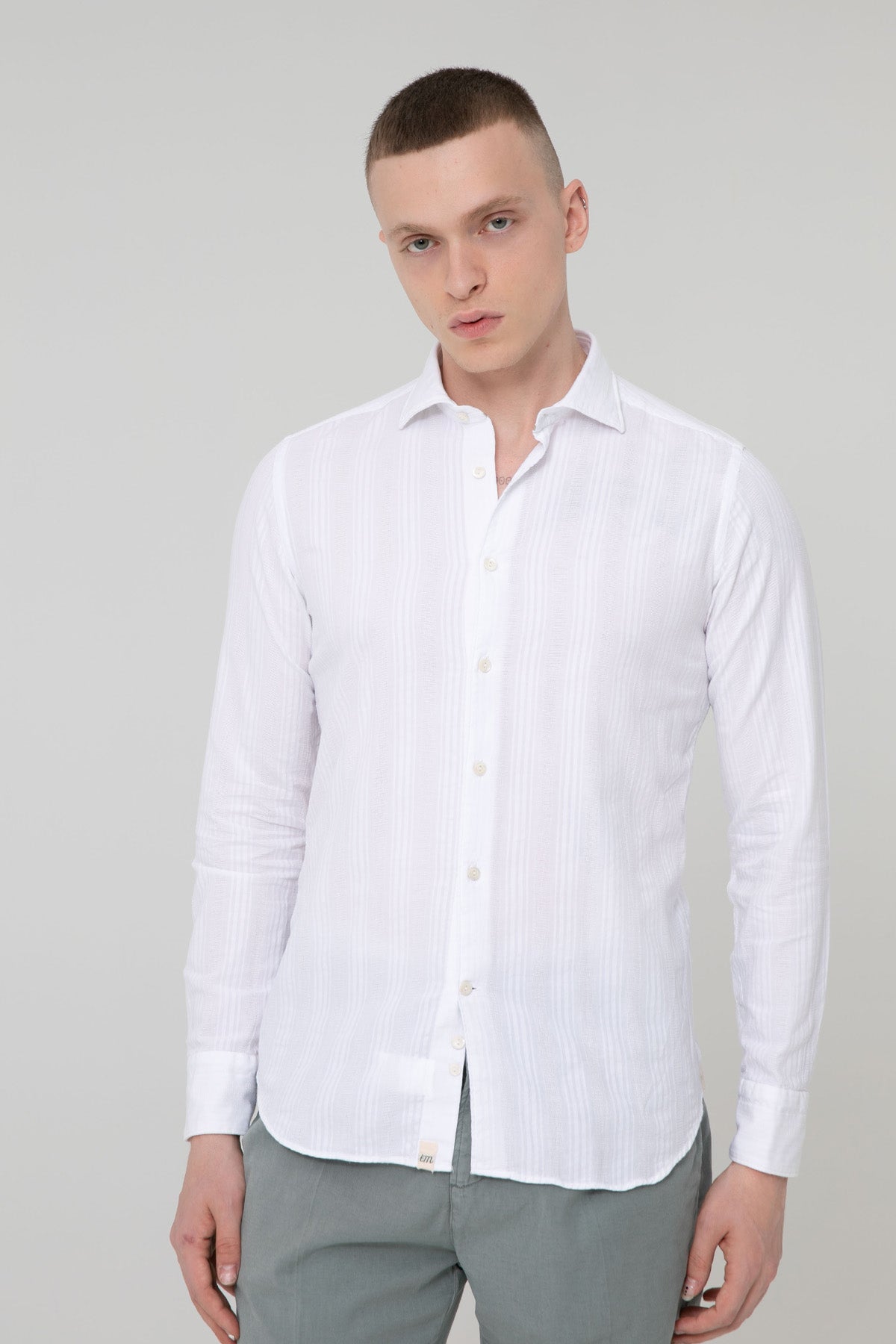 Tintoria Mattei İtalyan Yaka Slim Fit Gömlek-Libas Trendy Fashion Store