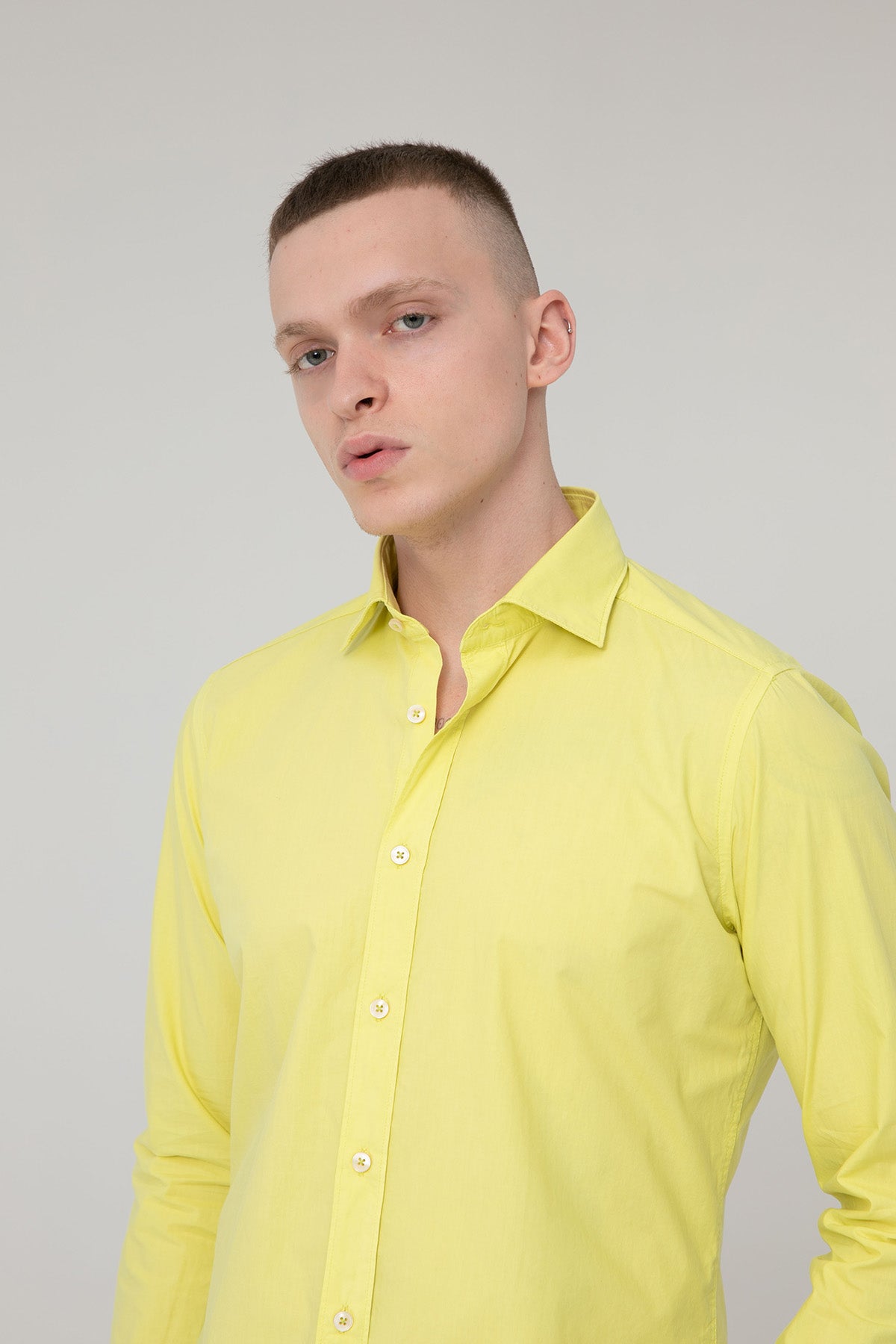 Tintoria Mattei Regular Fit İtalyan Yaka Gömlek-Libas Trendy Fashion Store