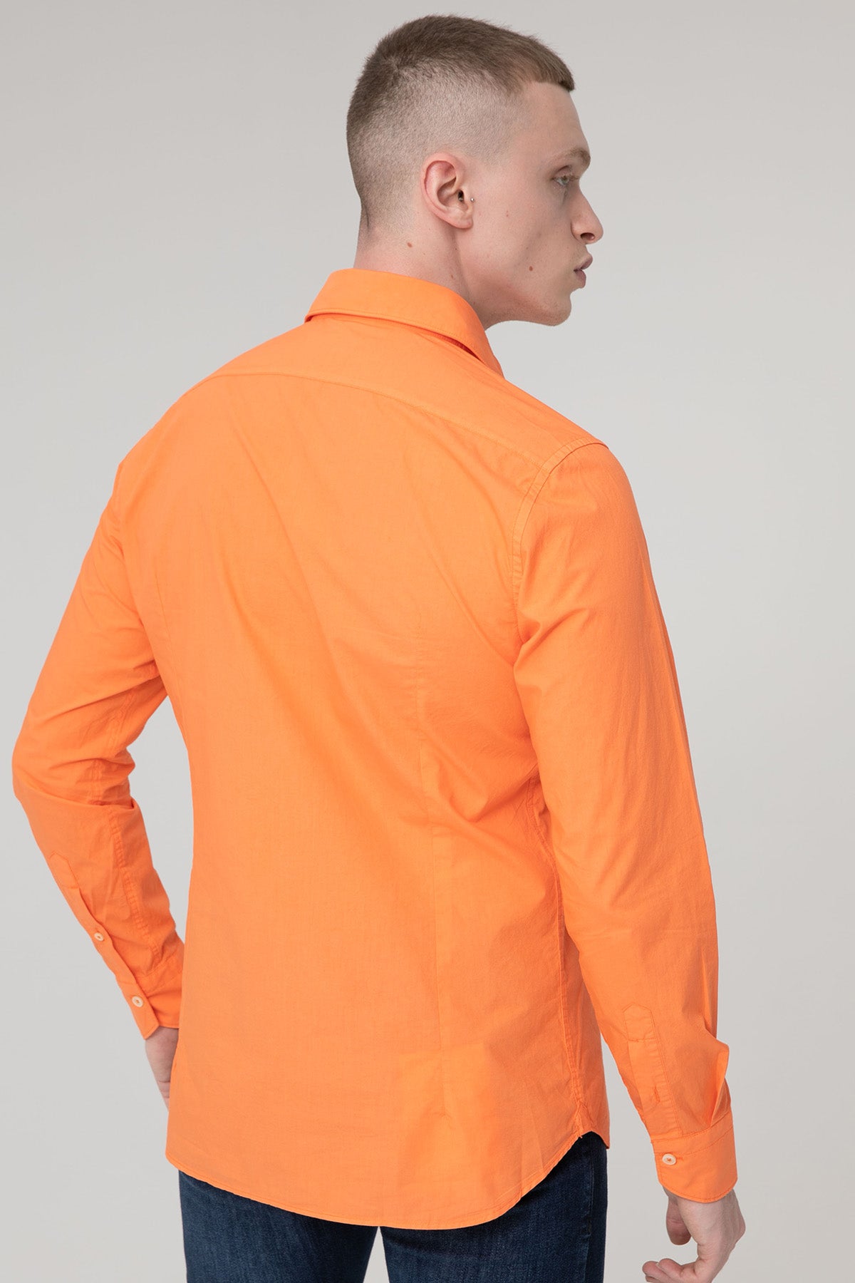 Tintoria Mattei Regular Fit İtalyan Yaka Gömlek-Libas Trendy Fashion Store