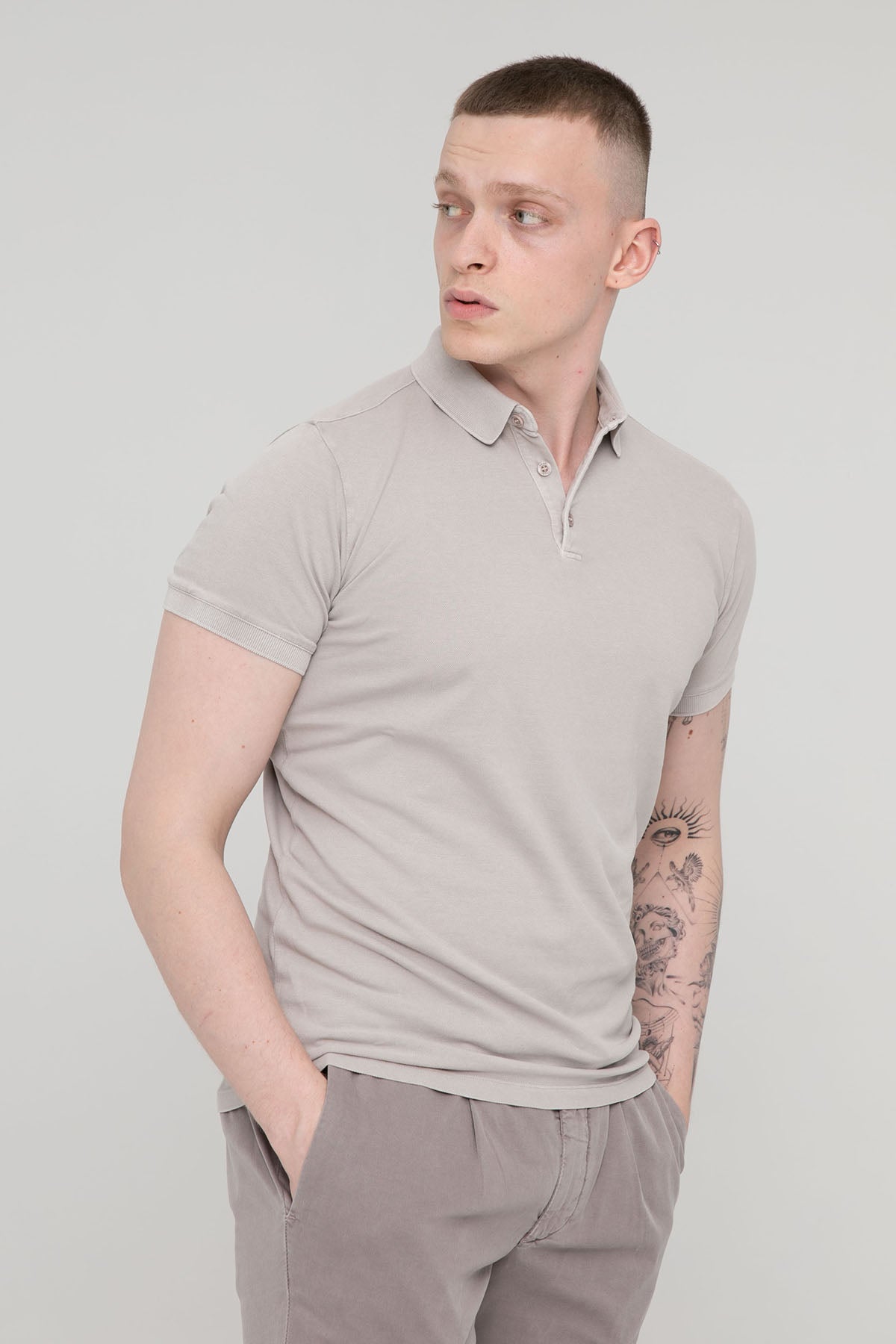 Fradi Streç Polo Yaka T-shirt-Libas Trendy Fashion Store