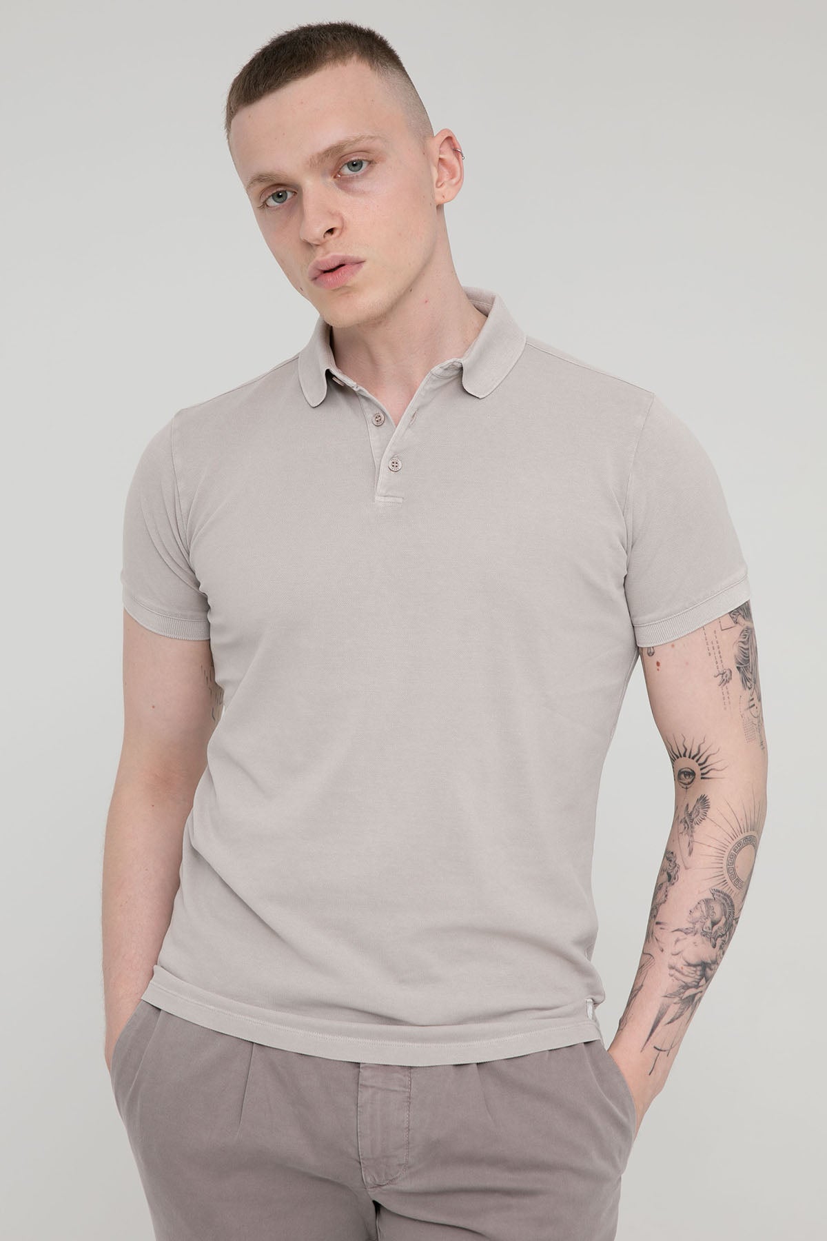 Fradi Streç Polo Yaka T-shirt-Libas Trendy Fashion Store
