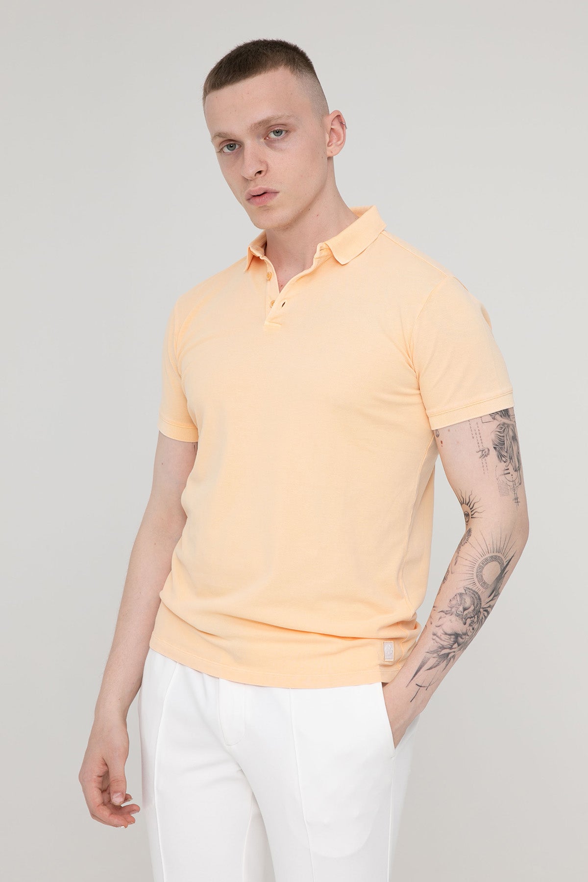 Fradi Streç Polo Yaka T-shirt
