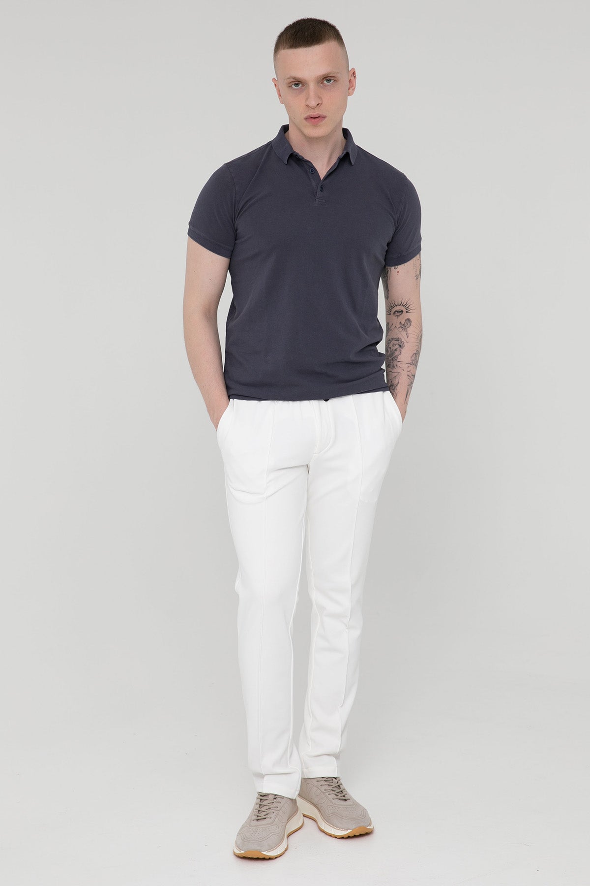 Fradi Streç Polo Yaka T-shirt-Libas Trendy Fashion Store