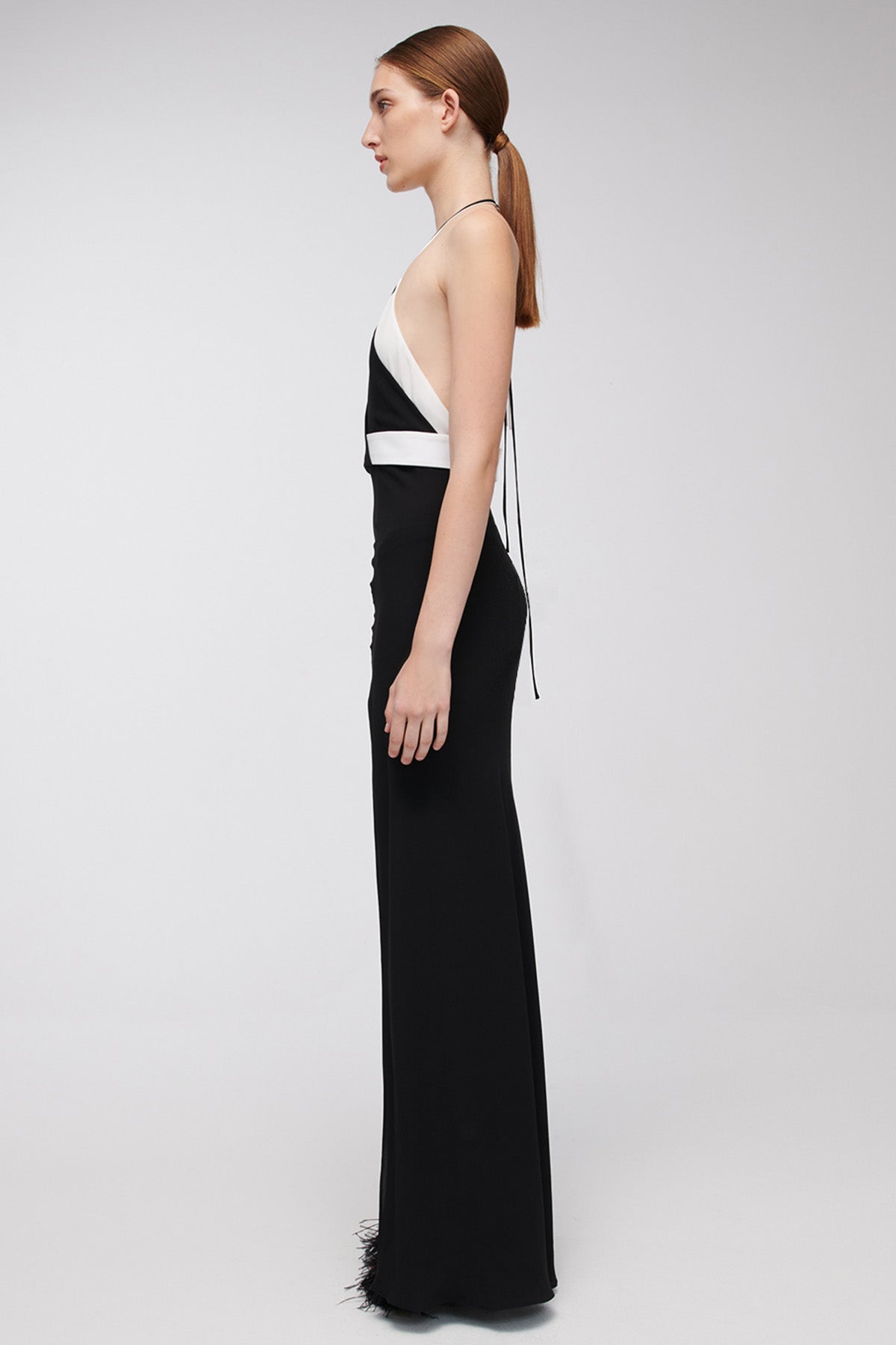 Stelios Koudounaris Sırt Dekolteli Maxi Abiye Elbise-Libas Trendy Fashion Store