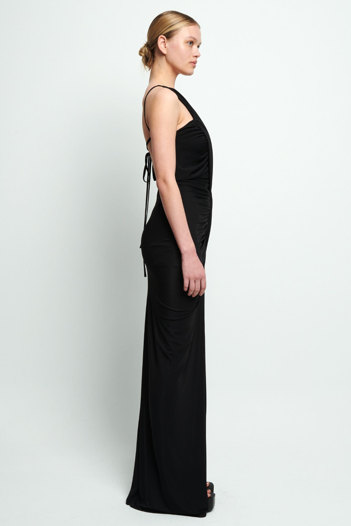 Stelios Koudounaris Sırt Dekolteli Maxi Abiye Elbise-Libas Trendy Fashion Store