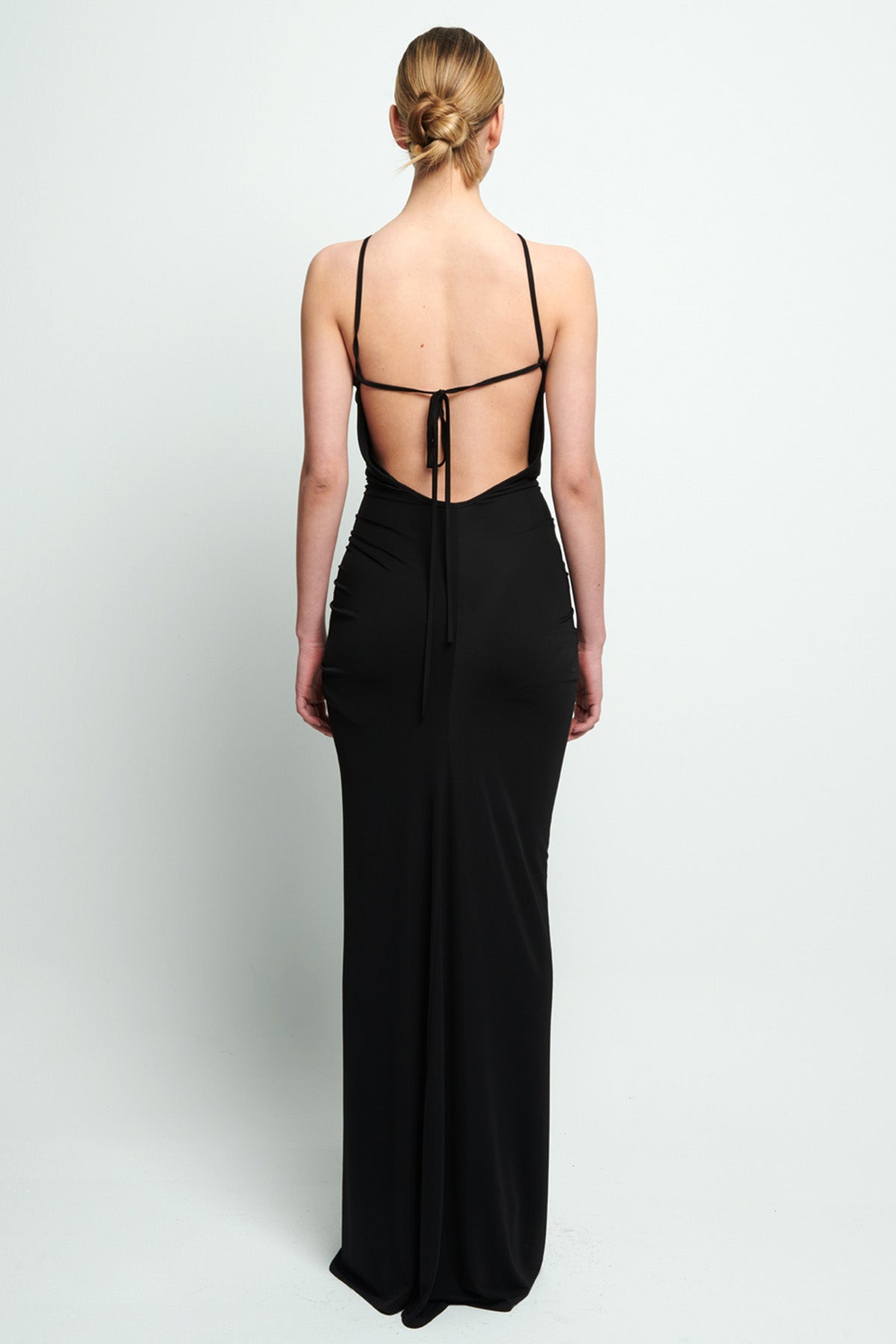 Stelios Koudounaris Sırt Dekolteli Maxi Abiye Elbise-Libas Trendy Fashion Store