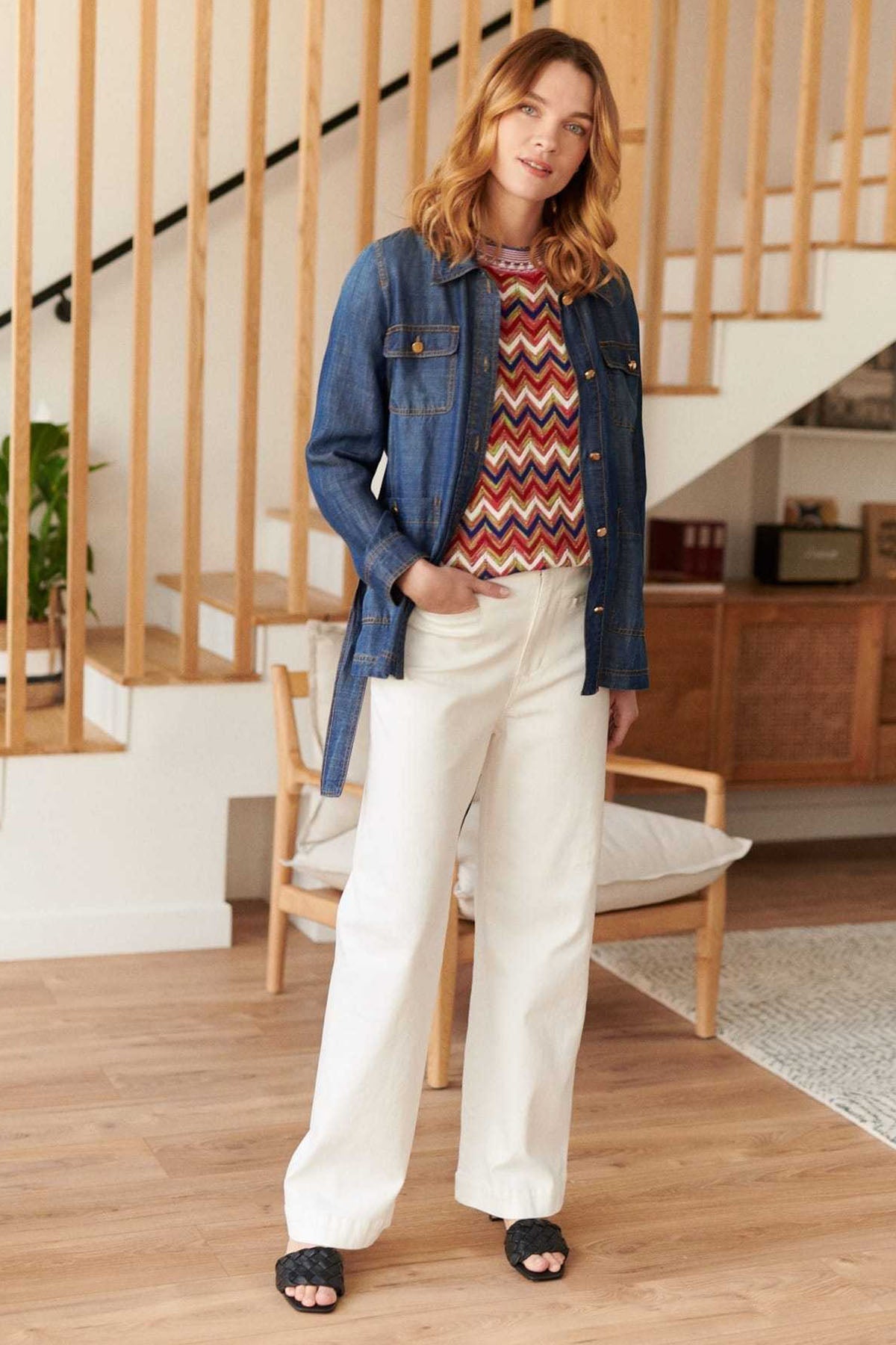 Rene Derhy Douvres Renkli Örgü Bluz-Libas Trendy Fashion Store