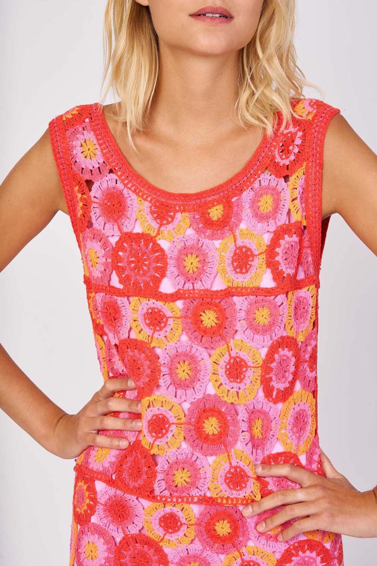 Rene Derhy Wallaby Dizüstü Fistolu Çiçek Desenli Elbise